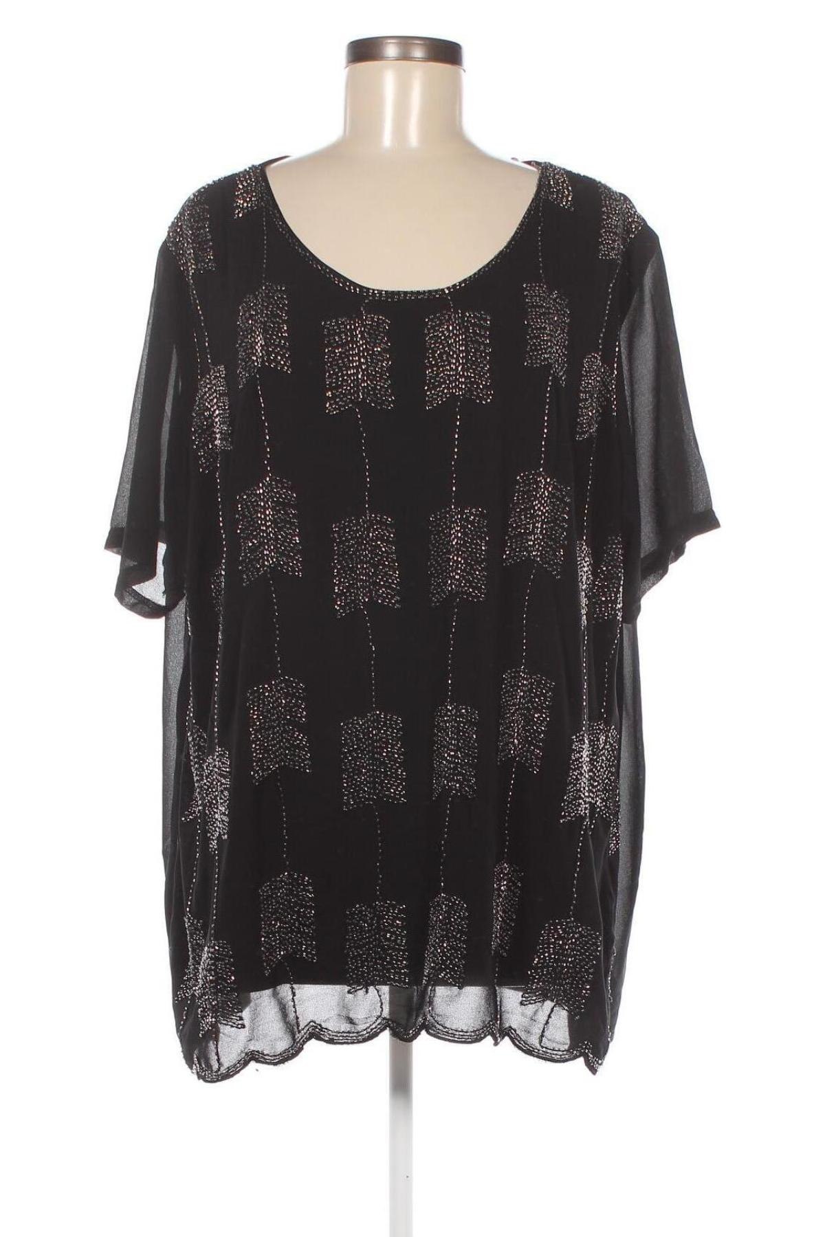 Γυναικεία μπλούζα Paprika, Μέγεθος XL, Χρώμα Μαύρο, Τιμή 5,94 €