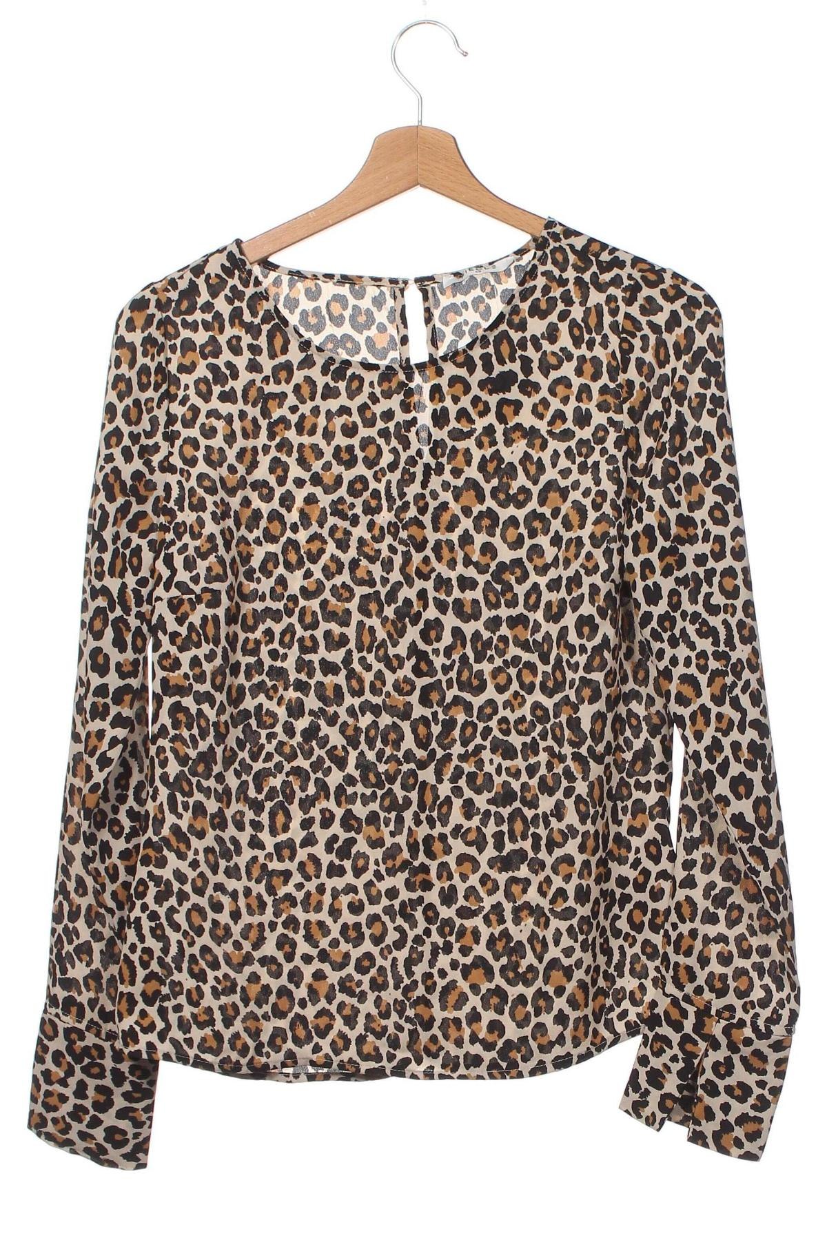 Дамска блуза Pieces, Размер XS, Цвят Многоцветен, Цена 4,50 лв.