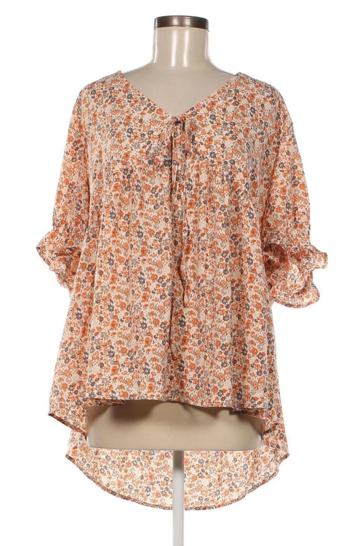 Дамска блуза SHEIN, Размер 4XL, Цвят Многоцветен, Цена 13,30 лв.