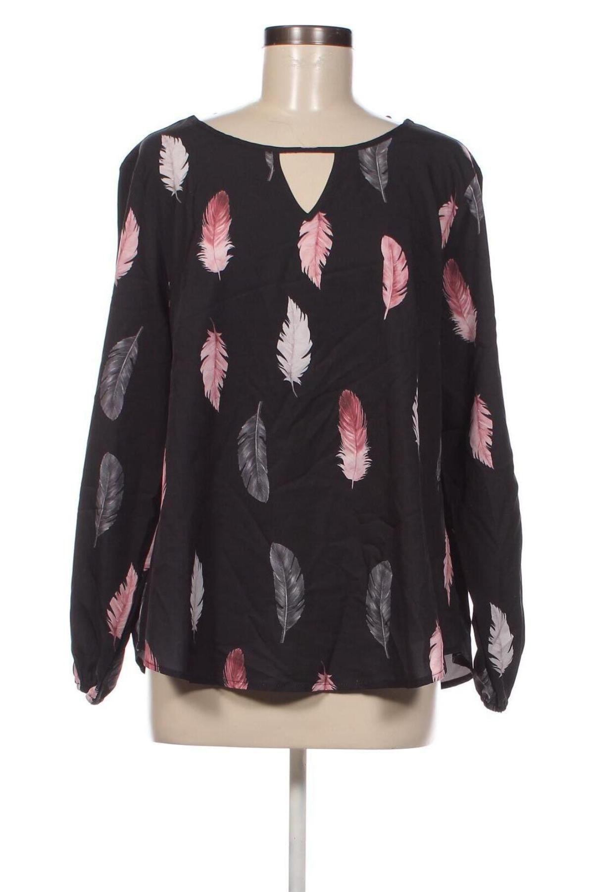Γυναικεία μπλούζα SHEIN, Μέγεθος XL, Χρώμα Μαύρο, Τιμή 3,53 €