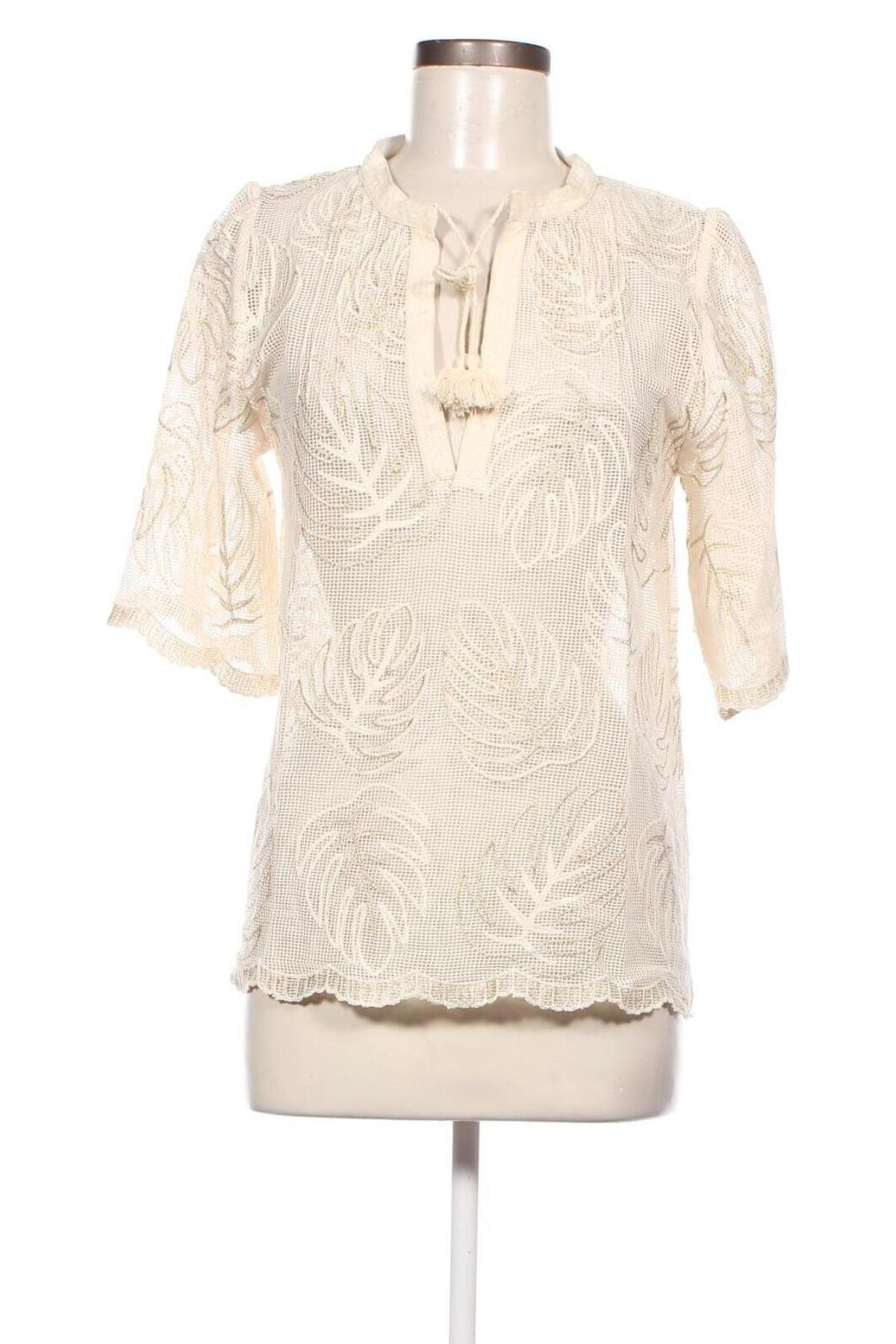 Γυναικεία μπλούζα SUNCOO, Μέγεθος M, Χρώμα  Μπέζ, Τιμή 6,31 €