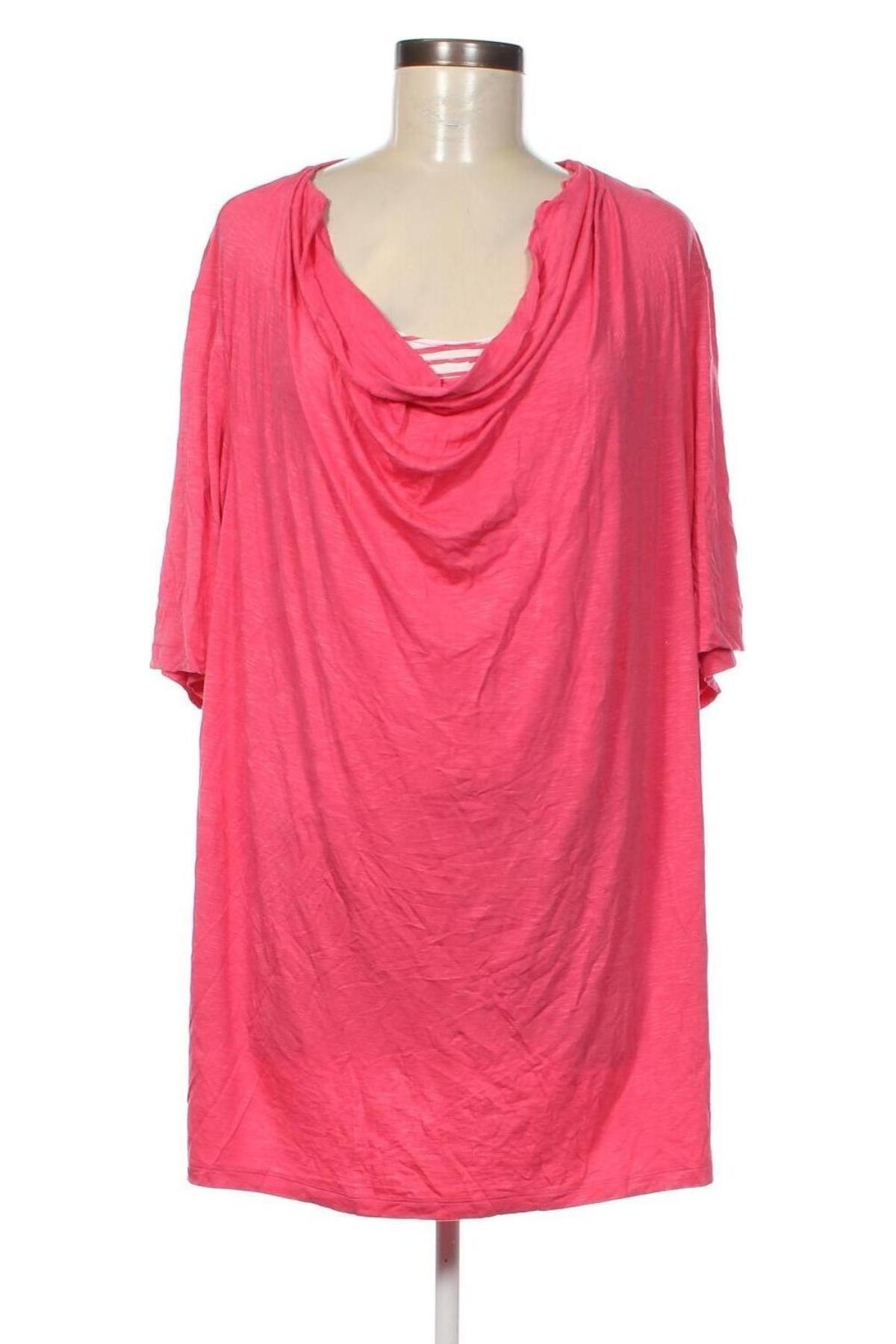 Γυναικεία μπλούζα Samoon By Gerry Weber, Μέγεθος 3XL, Χρώμα Ρόζ , Τιμή 12,92 €