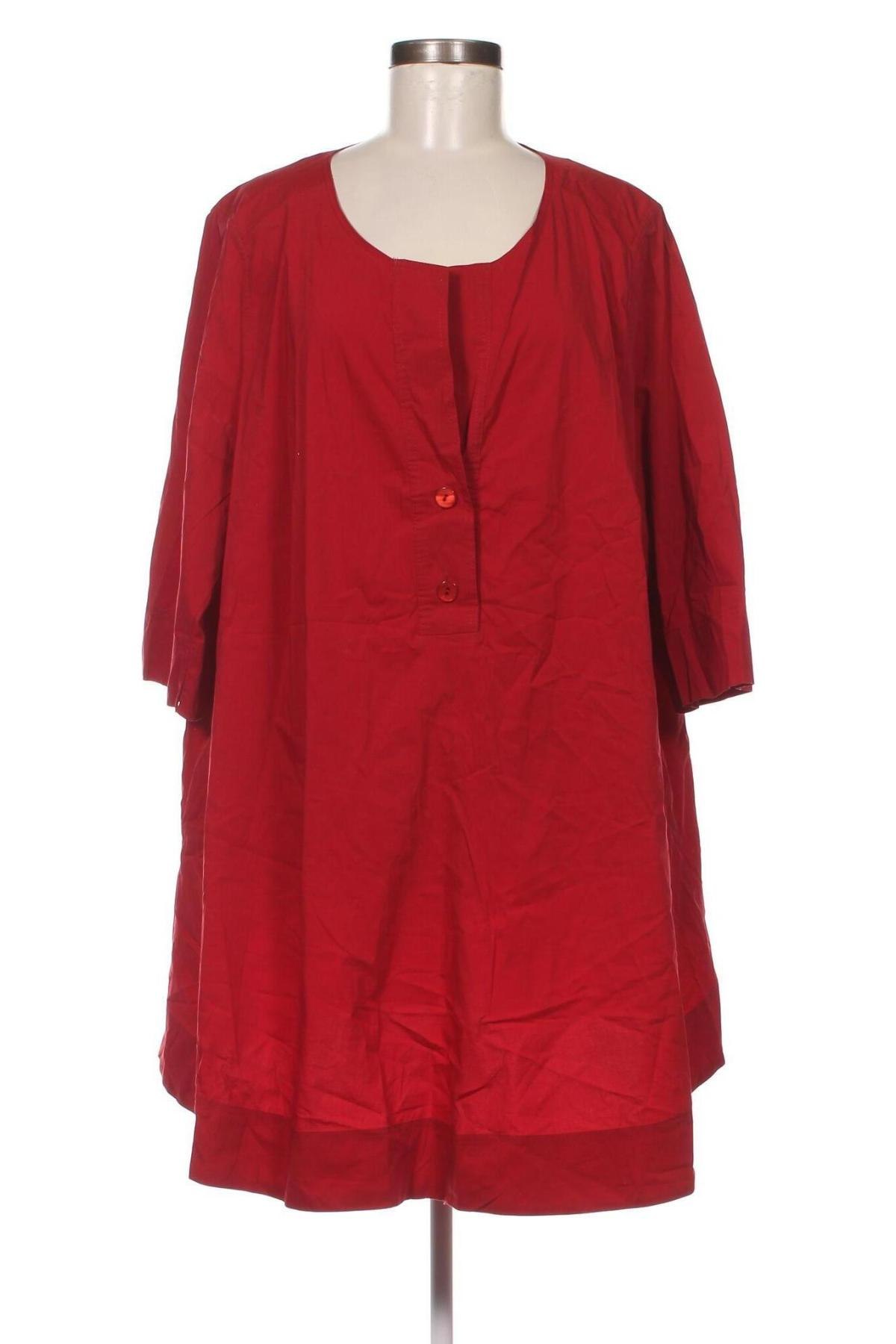 Damen Shirt Selection By Ulla Popken, Größe XXL, Farbe Rot, Preis € 15,36