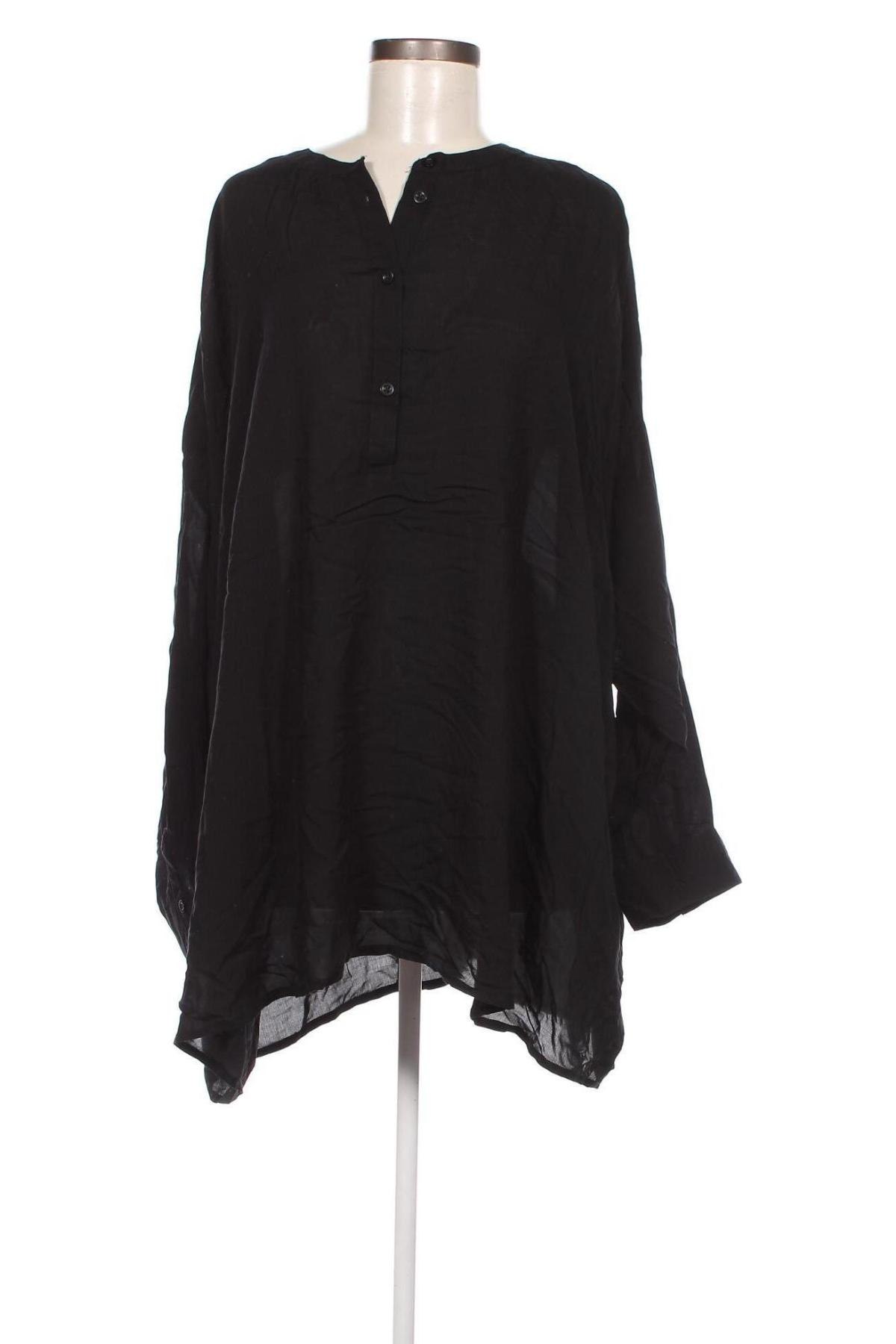 Γυναικεία μπλούζα Studio Untold by Ulla Popken, Μέγεθος 4XL, Χρώμα Μαύρο, Τιμή 44,54 €
