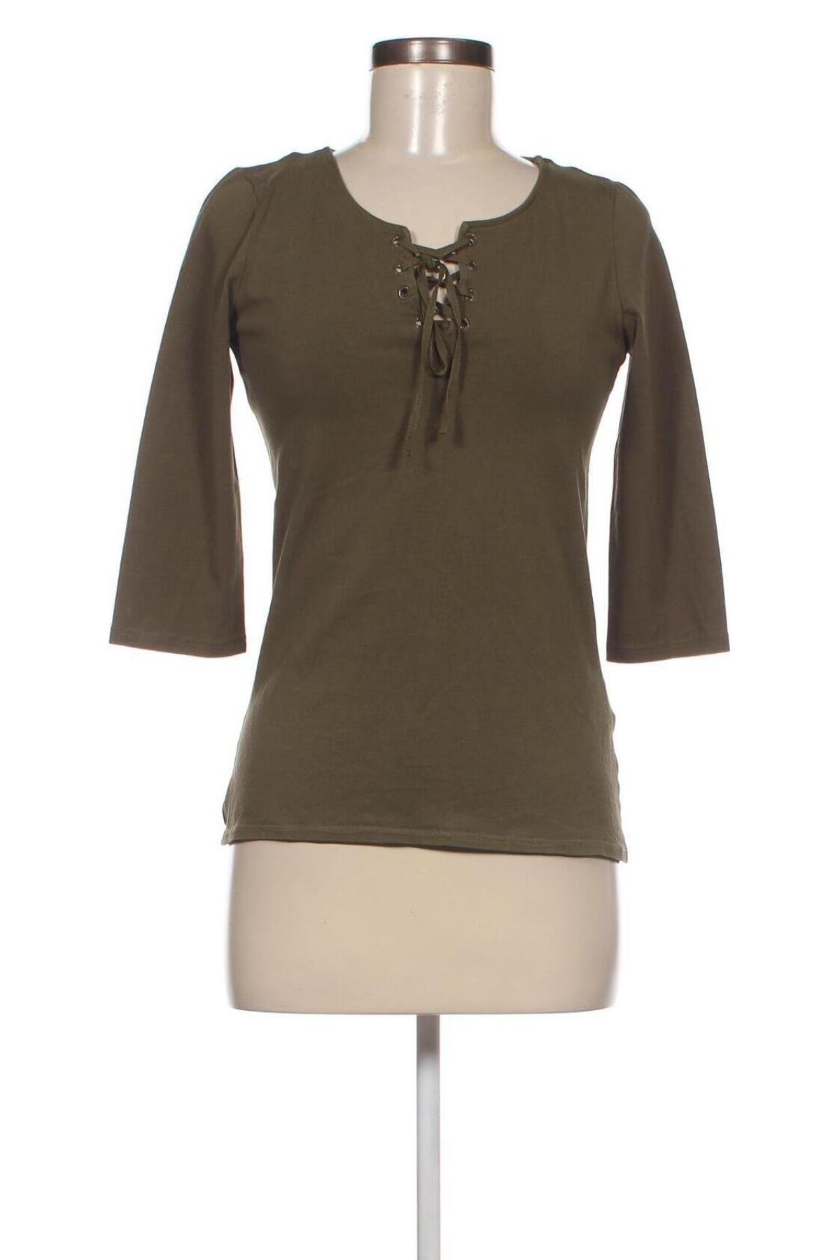 Γυναικεία μπλούζα Tally Weijl, Μέγεθος L, Χρώμα Πράσινο, Τιμή 10,00 €