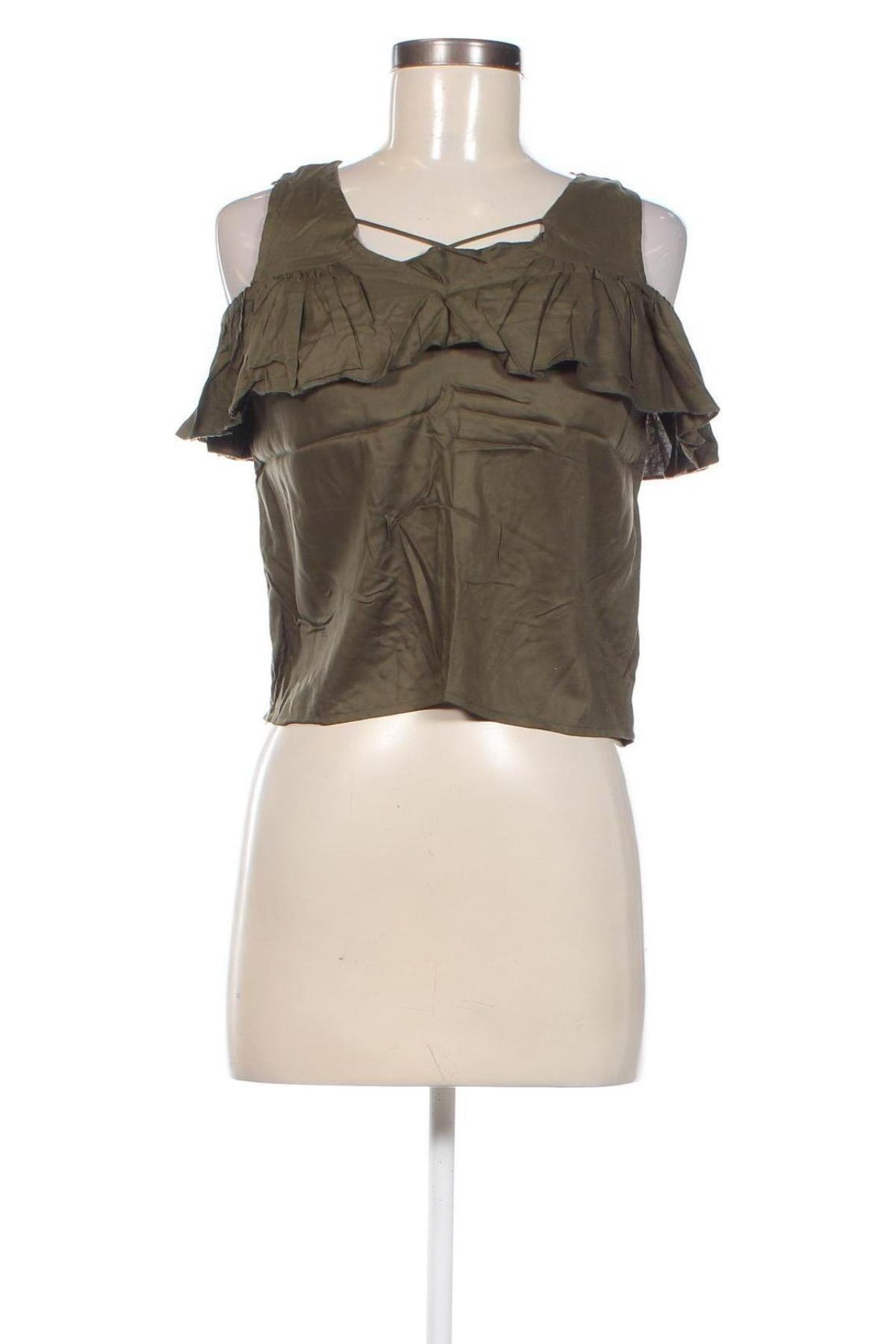 Γυναικεία μπλούζα Tally Weijl, Μέγεθος XXS, Χρώμα Πράσινο, Τιμή 3,85 €