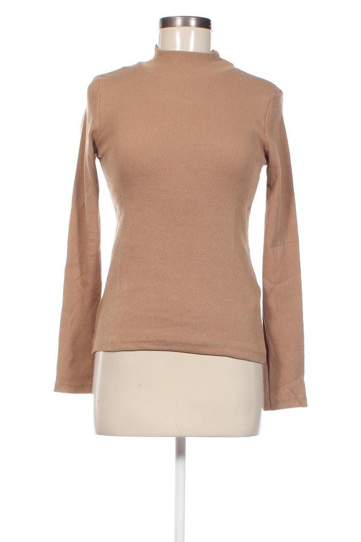 Γυναικεία μπλούζα Trendyol, Μέγεθος L, Χρώμα  Μπέζ, Τιμή 7,42 €