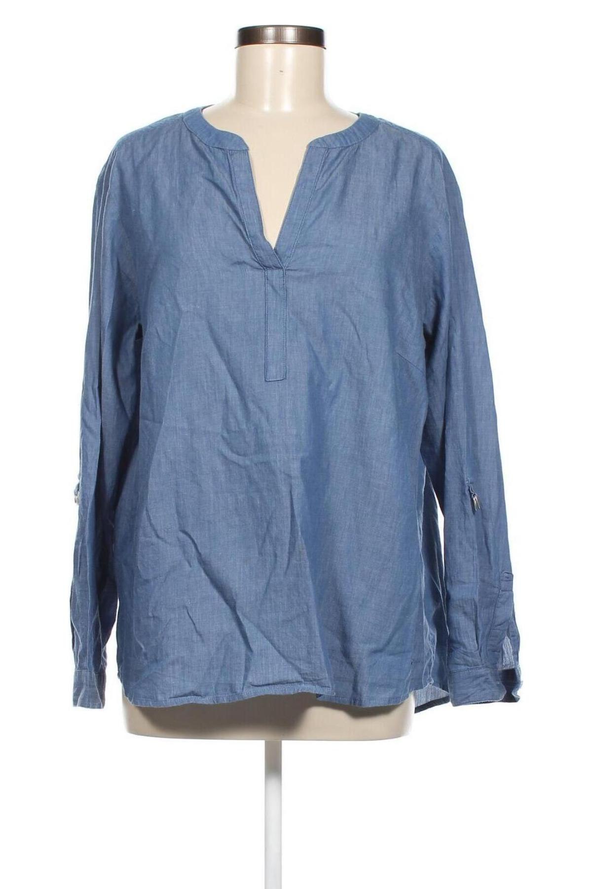 Дамска блуза Triangle By s.Oliver, Размер XL, Цвят Син, Цена 24,00 лв.