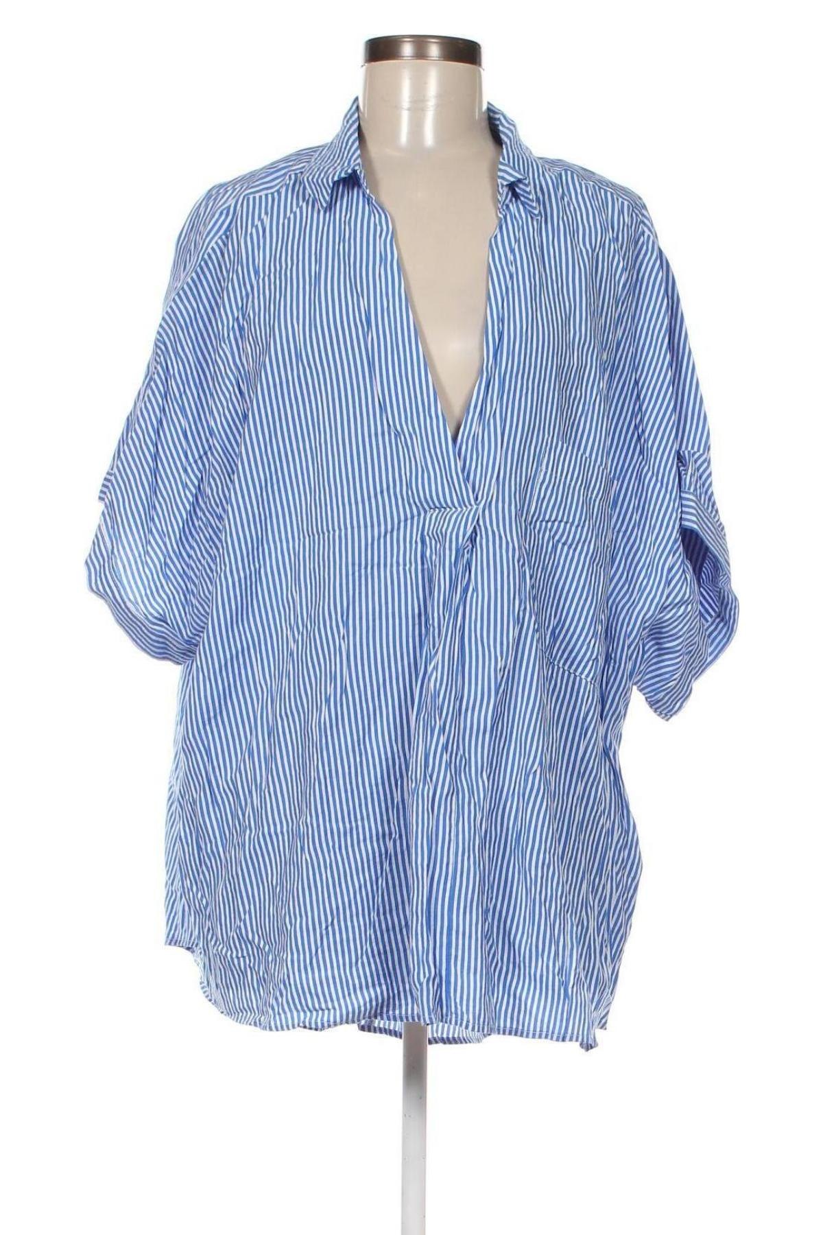 Дамска блуза Ulla Popken, Размер 4XL, Цвят Многоцветен, Цена 24,00 лв.