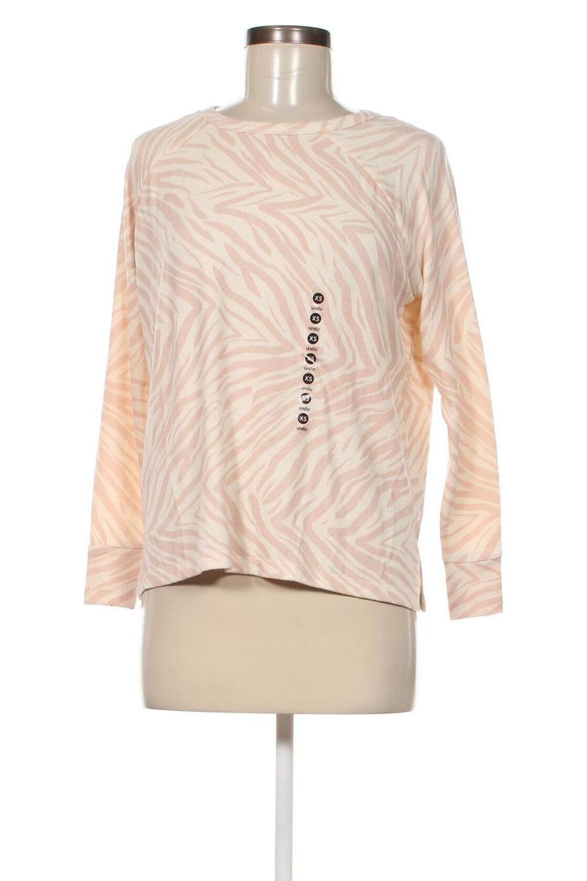 Γυναικεία μπλούζα Undiz, Μέγεθος XS, Χρώμα  Μπέζ, Τιμή 5,94 €