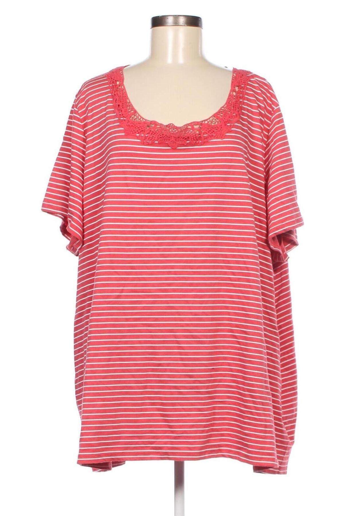 Damen Shirt Woman Within, Größe 4XL, Farbe Rot, Preis € 9,52