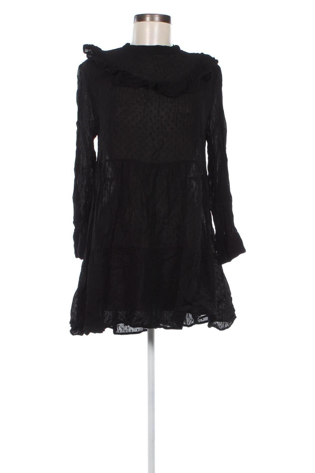 Дамска блуза Zara, Размер L, Цвят Черен, Цена 20,00 лв.