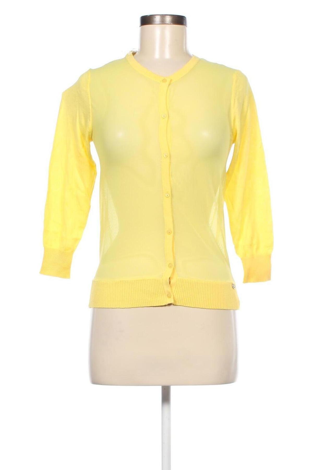 Γυναικεία ζακέτα Jus D'orange, Μέγεθος M, Χρώμα Κίτρινο, Τιμή 10,32 €