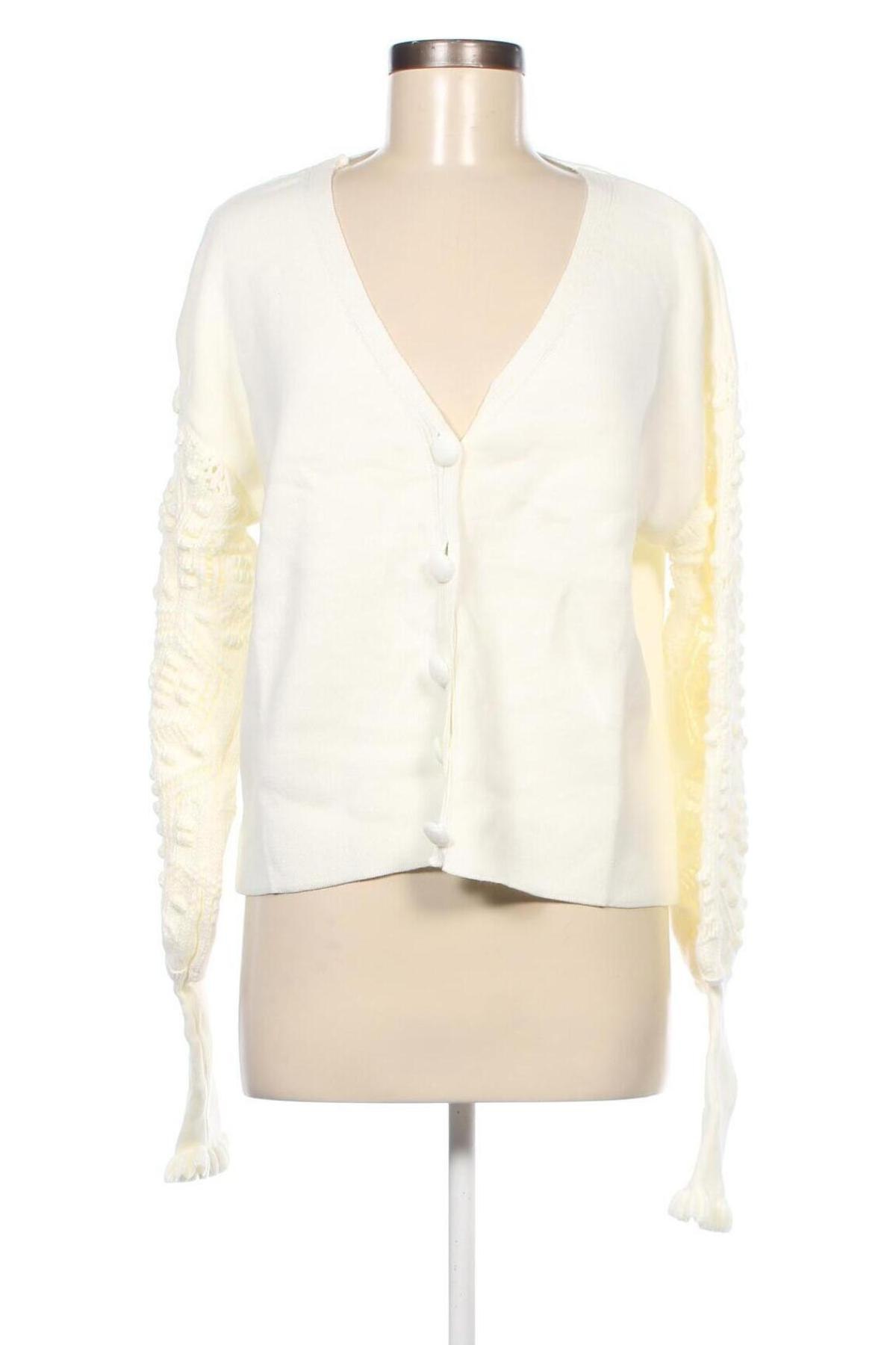 Cardigan de damă New Laviva, Mărime L, Culoare Ecru, Preț 85,85 Lei