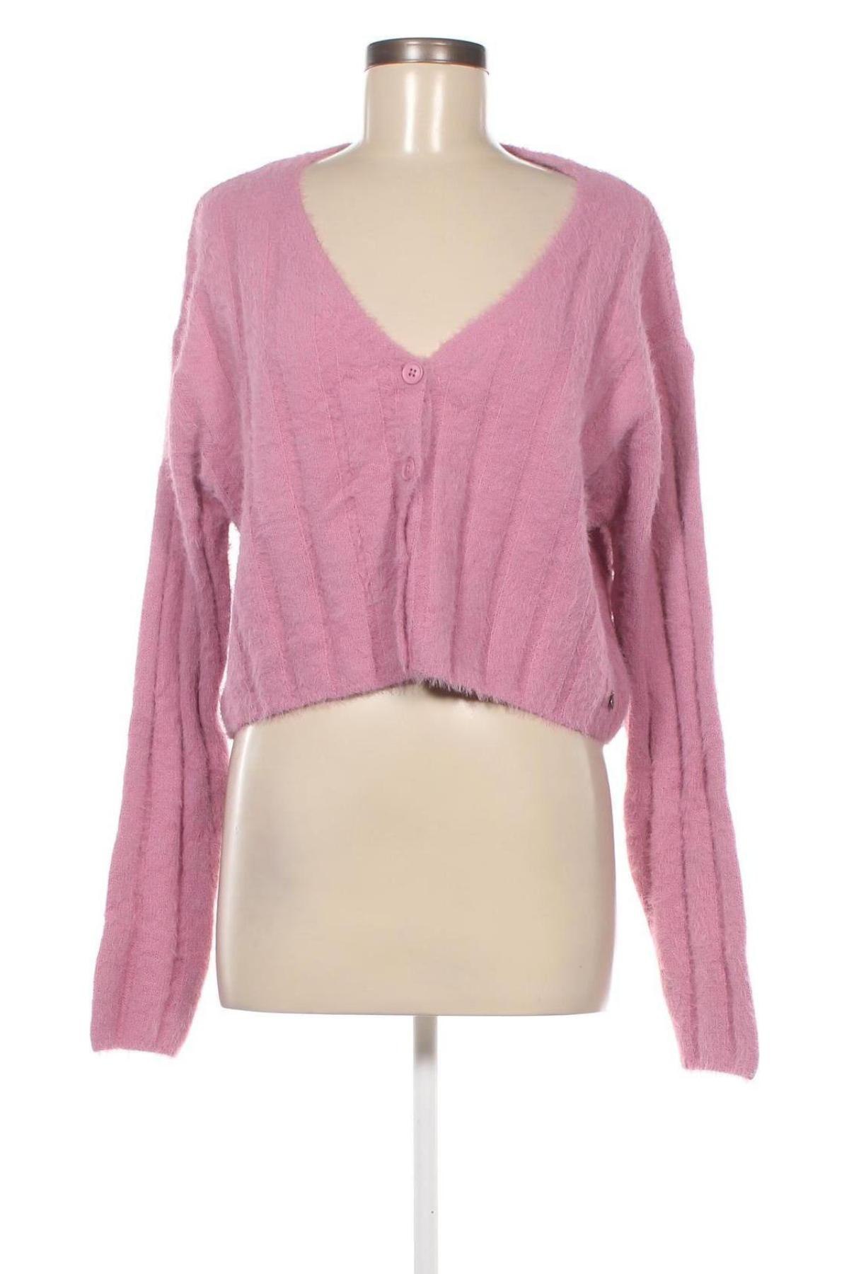 Damen Strickjacke Pull&Bear, Größe L, Farbe Rosa, Preis 10,43 €