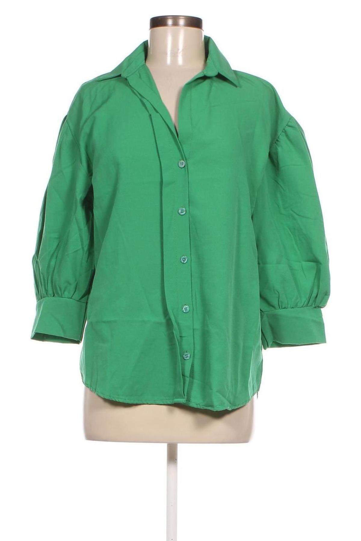 Дамска риза, Размер M, Цвят Зелен, Цена 40,00 лв.