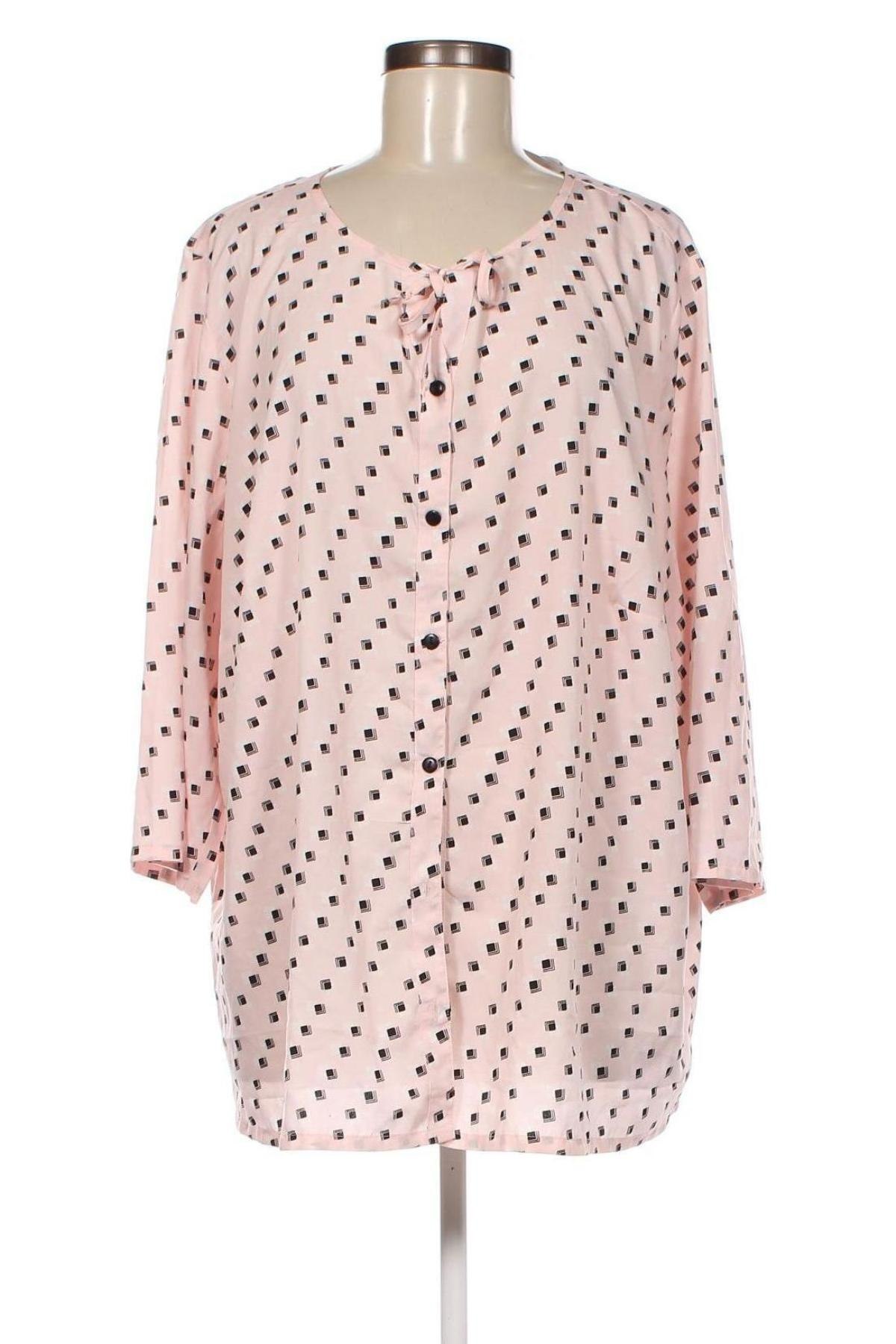 Γυναικείο πουκάμισο, Μέγεθος 3XL, Χρώμα Ρόζ , Τιμή 15,46 €