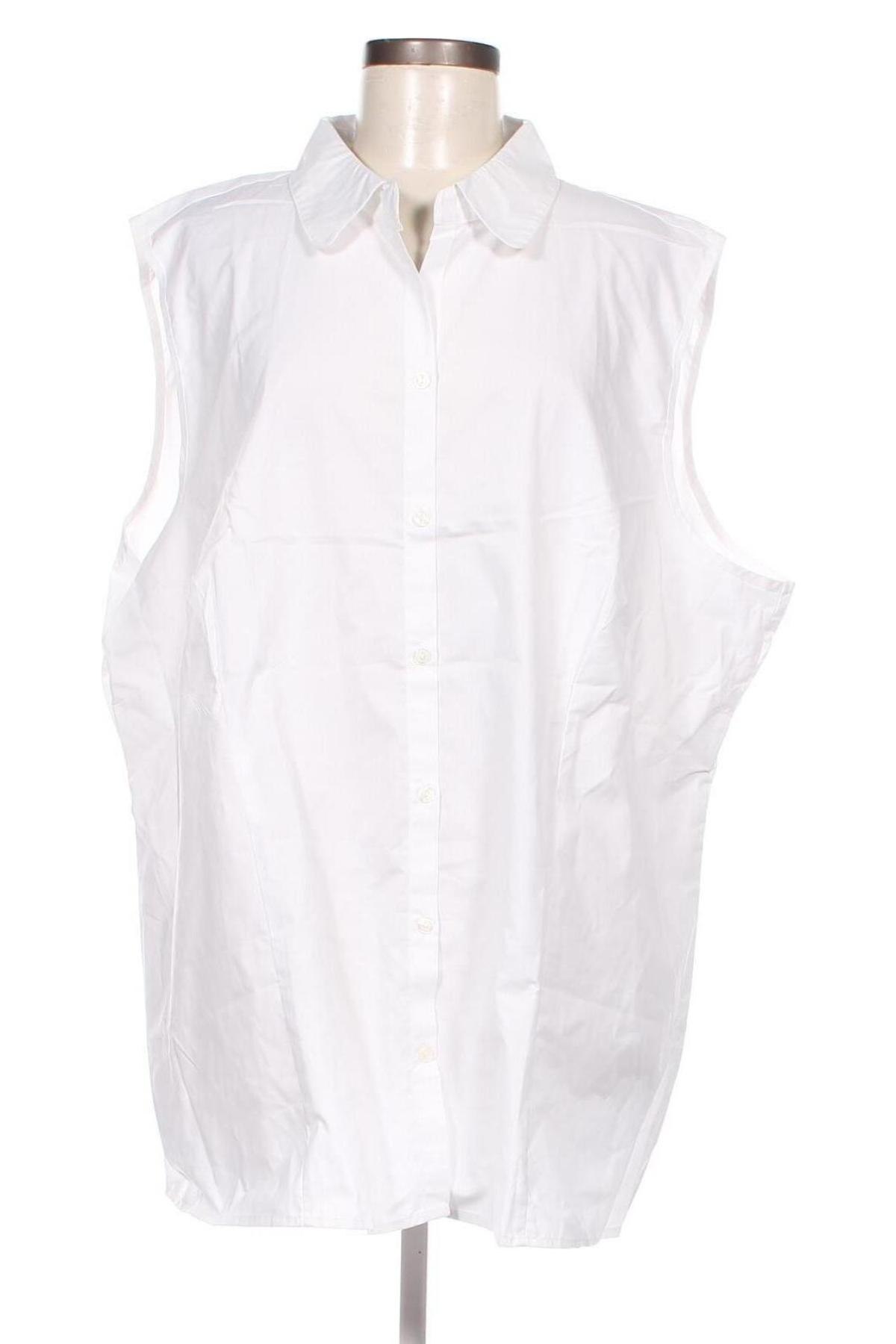 Γυναικείο πουκάμισο, Μέγεθος 4XL, Χρώμα Λευκό, Τιμή 10,82 €