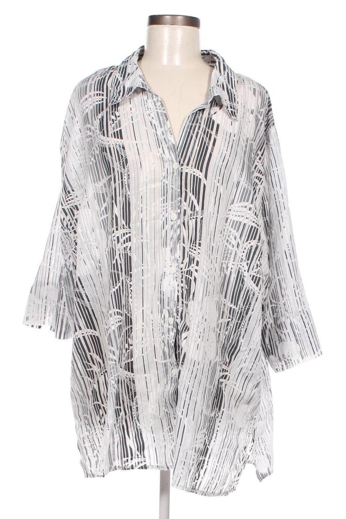 Γυναικείο πουκάμισο, Μέγεθος 4XL, Χρώμα Πολύχρωμο, Τιμή 10,98 €