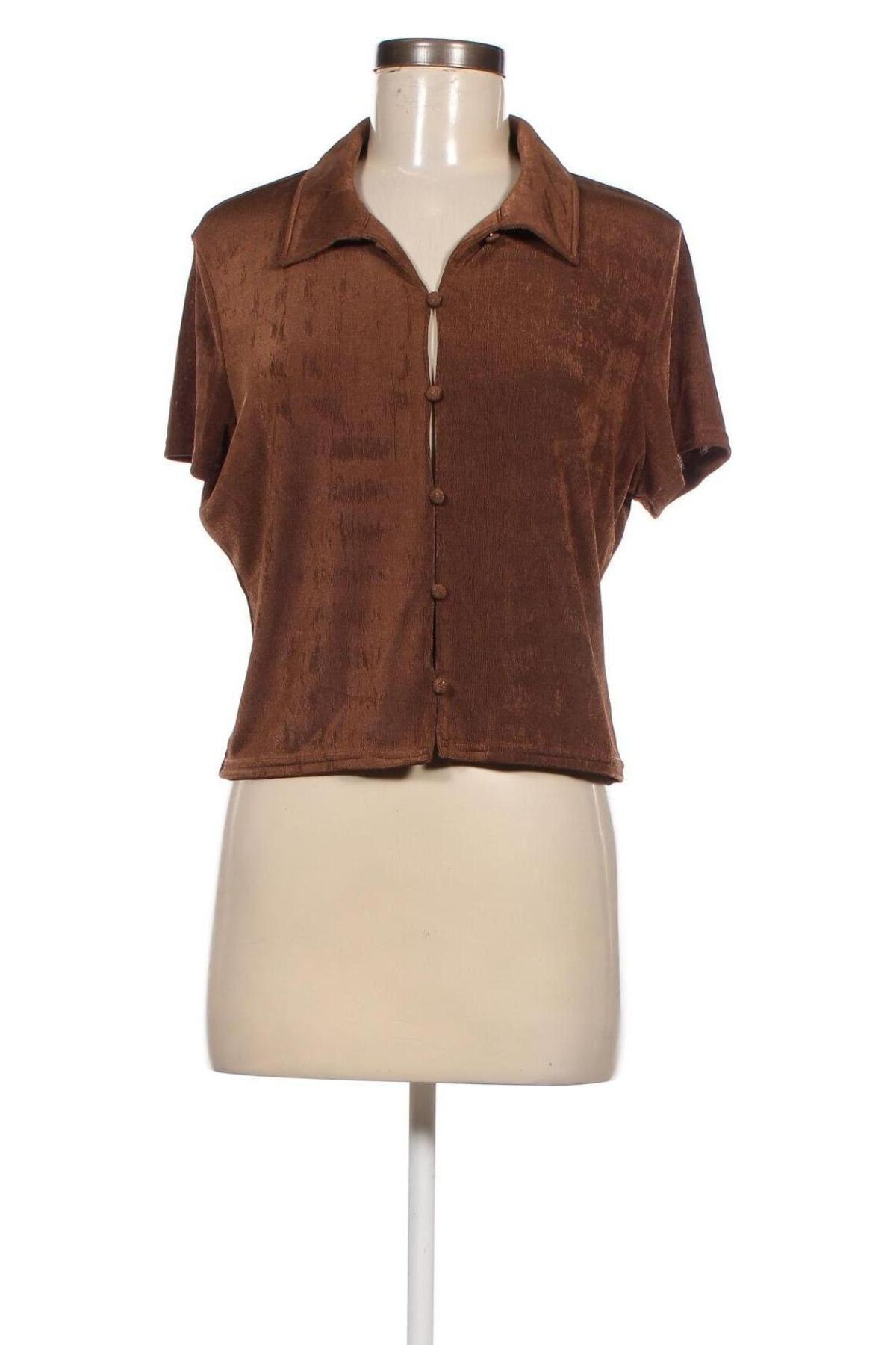 Γυναικείο πουκάμισο, Μέγεθος M, Χρώμα Καφέ, Τιμή 2,30 €