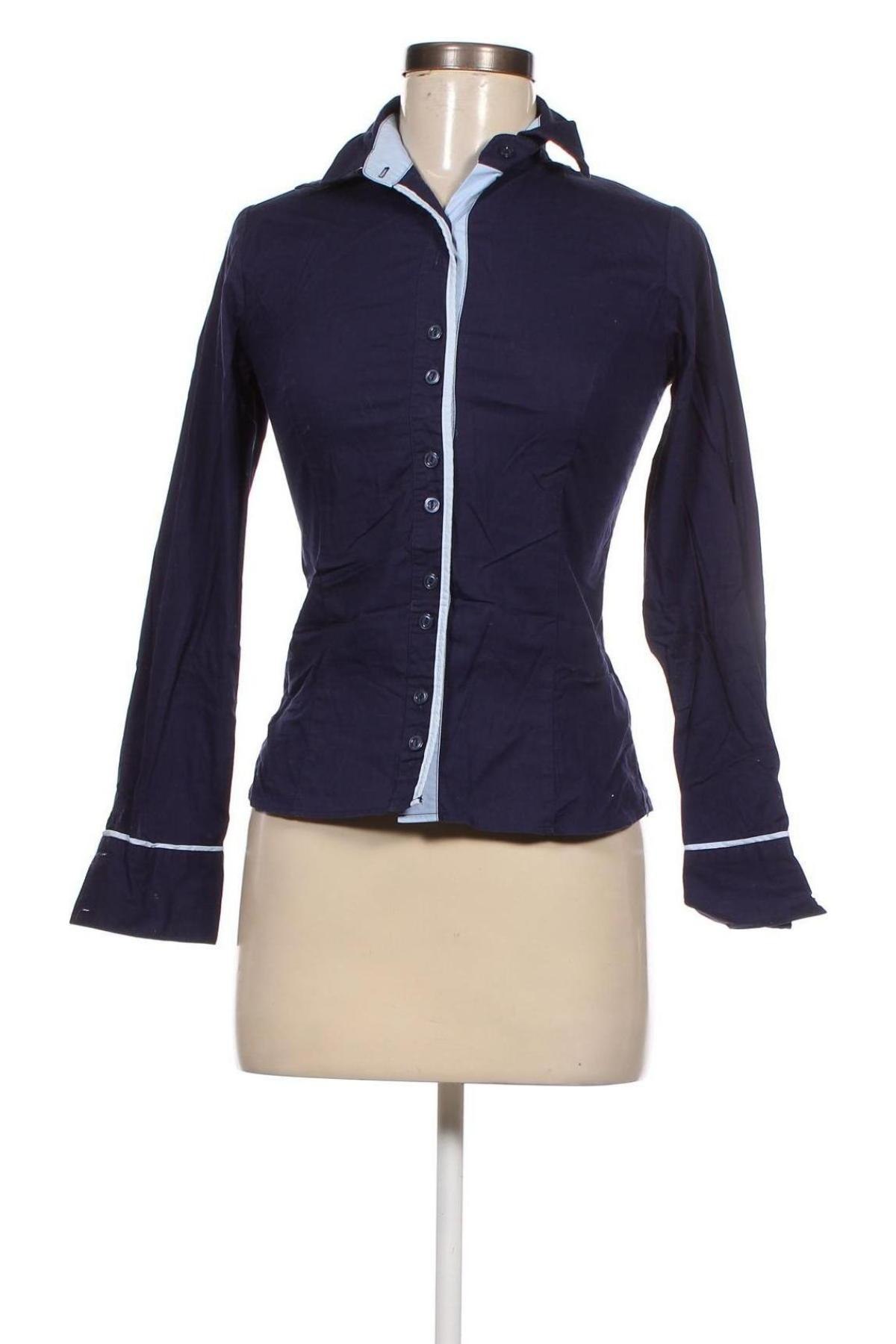 Γυναικείο πουκάμισο, Μέγεθος XS, Χρώμα Μπλέ, Τιμή 4,11 €
