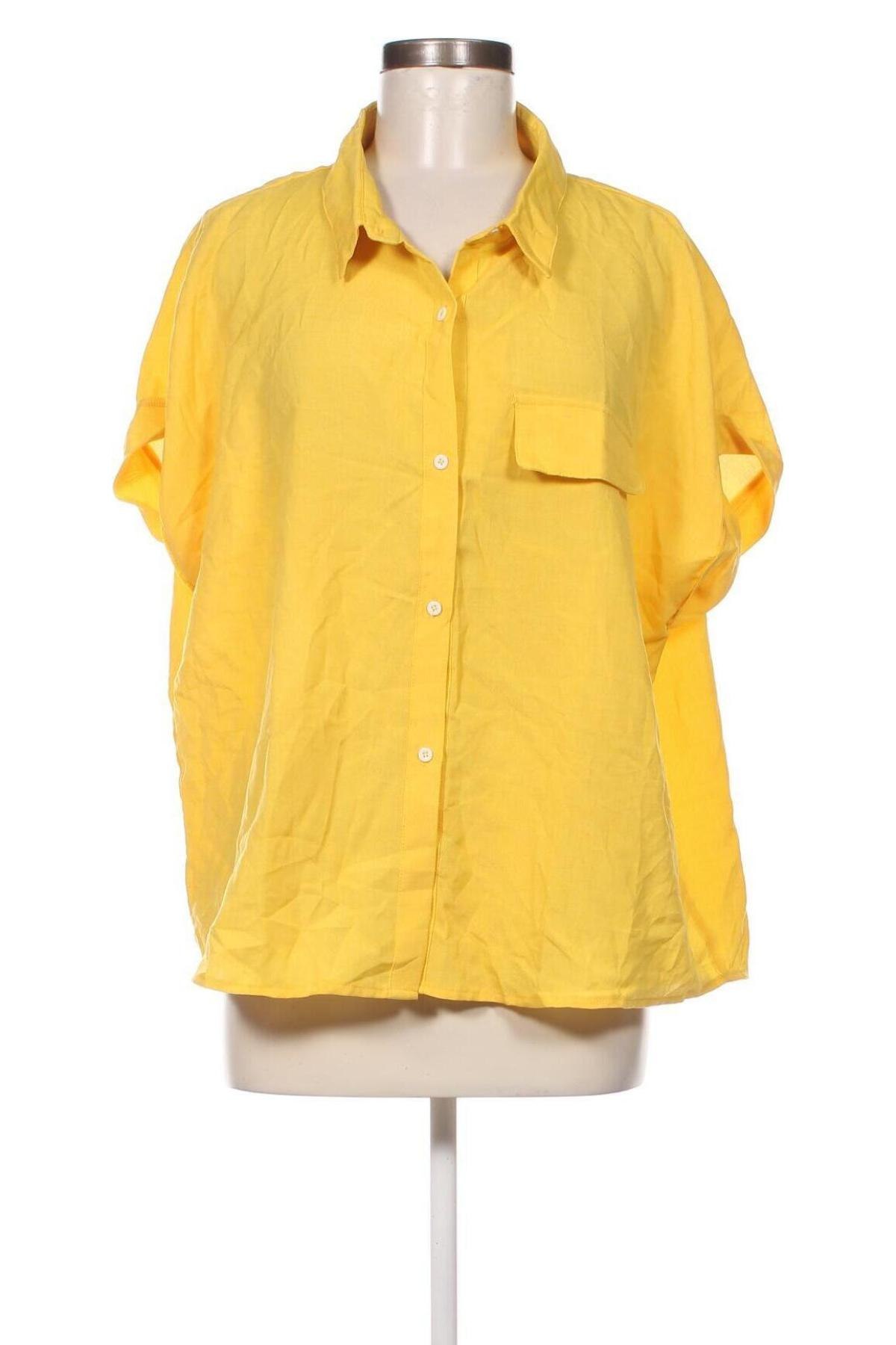 Dámska košeľa , Veľkosť 3XL, Farba Žltá, Cena  14,18 €