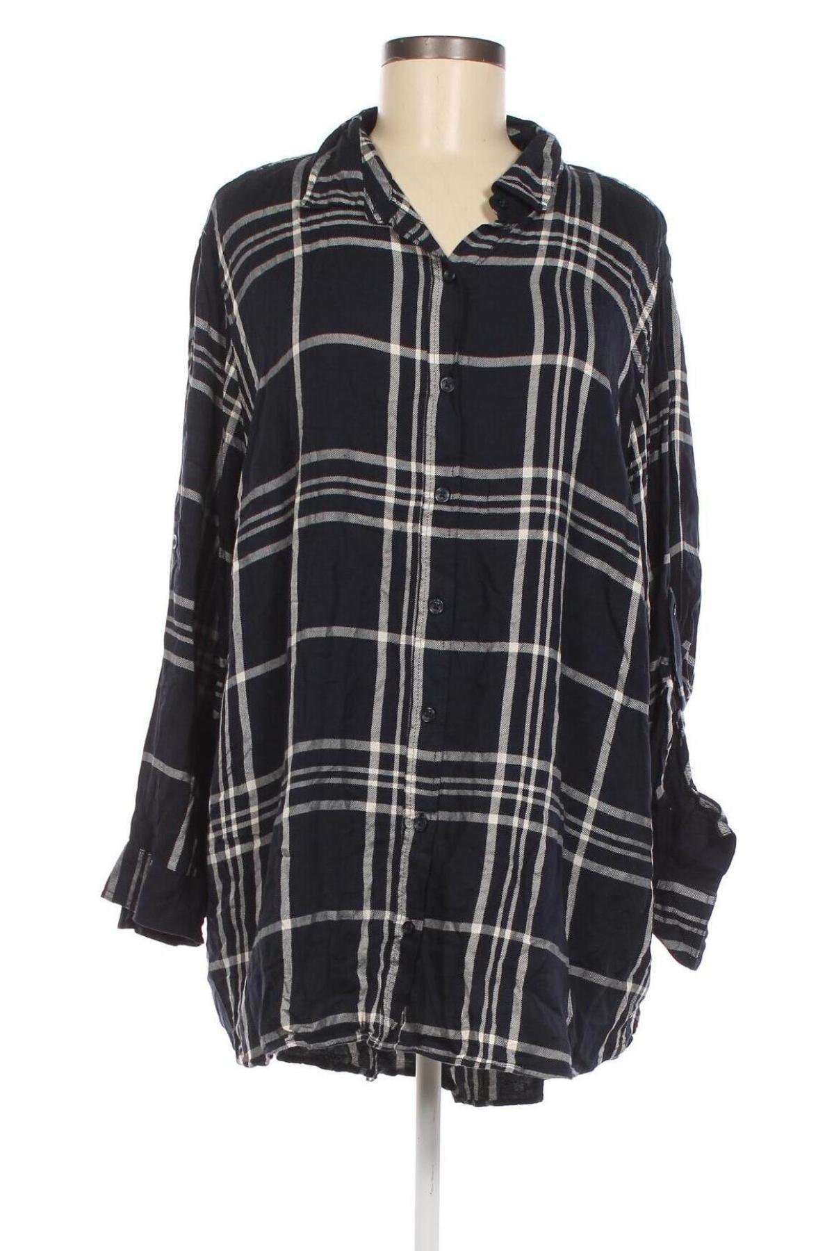 Γυναικείο πουκάμισο Anko, Μέγεθος 3XL, Χρώμα Μπλέ, Τιμή 14,69 €