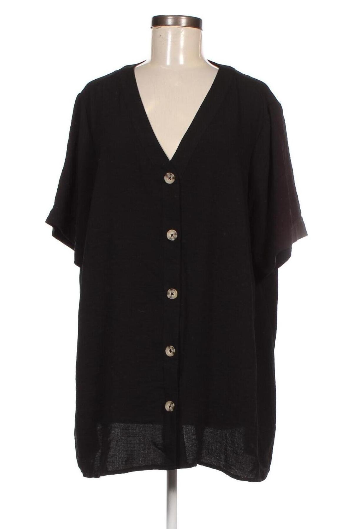 Γυναικείο πουκάμισο Anko, Μέγεθος 3XL, Χρώμα Μαύρο, Τιμή 14,22 €