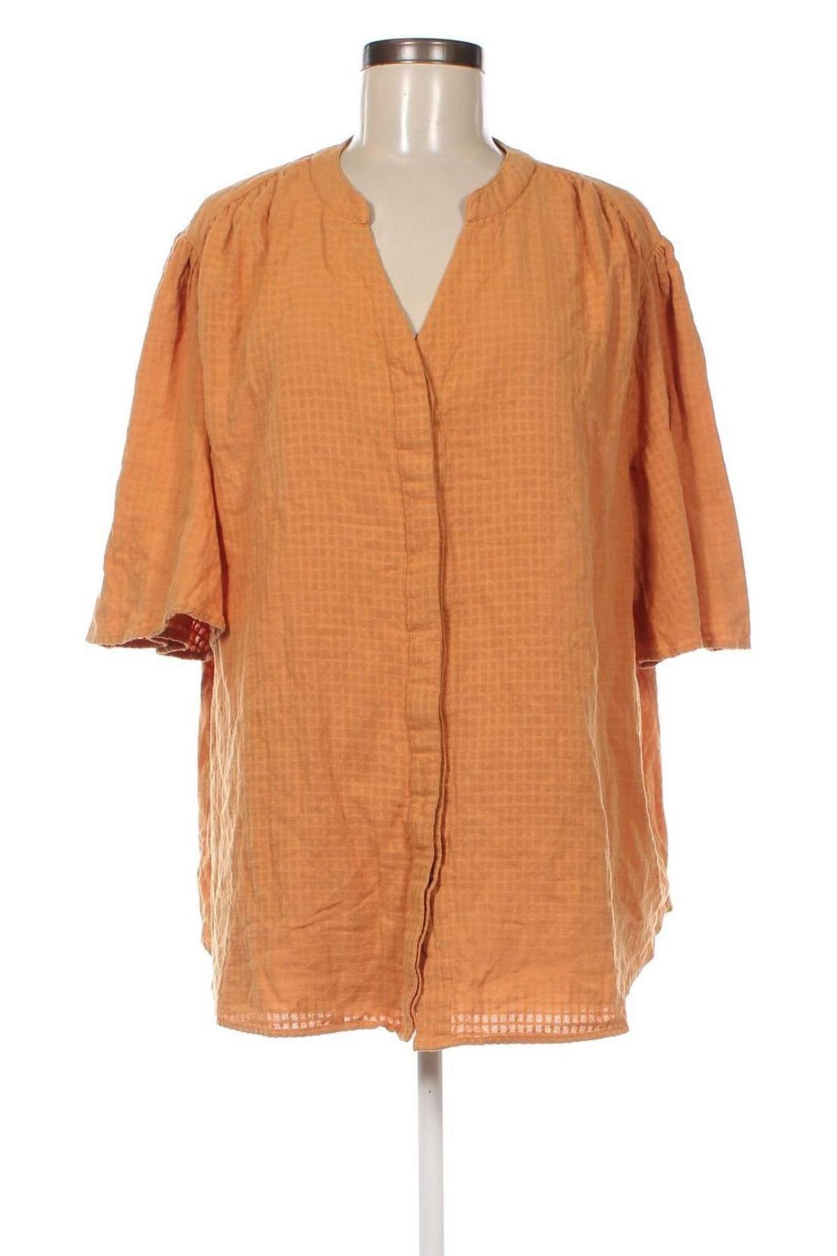 Γυναικείο πουκάμισο Anko, Μέγεθος 3XL, Χρώμα Κίτρινο, Τιμή 8,97 €