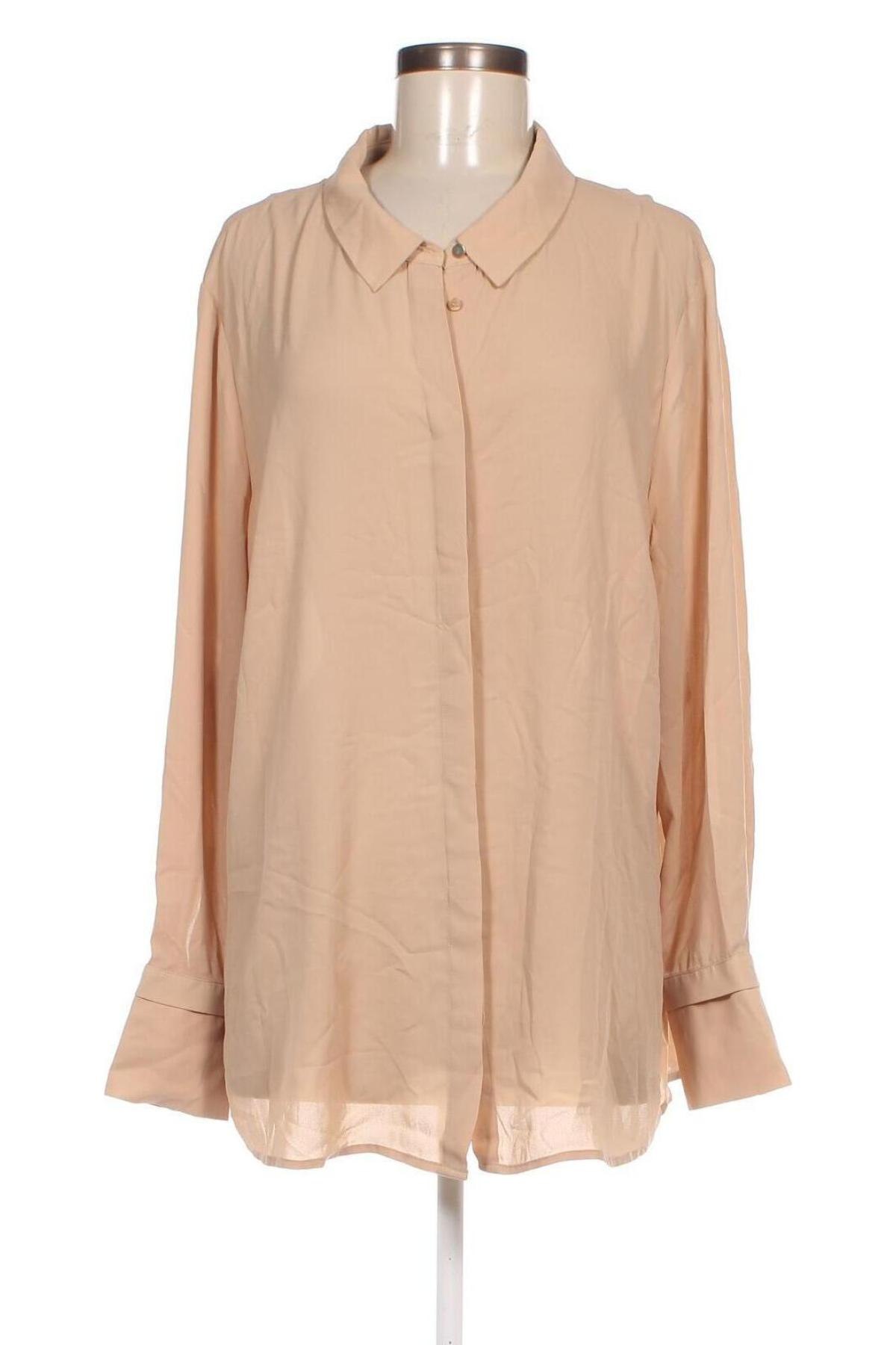 Γυναικείο πουκάμισο Basque, Μέγεθος XL, Χρώμα  Μπέζ, Τιμή 17,37 €