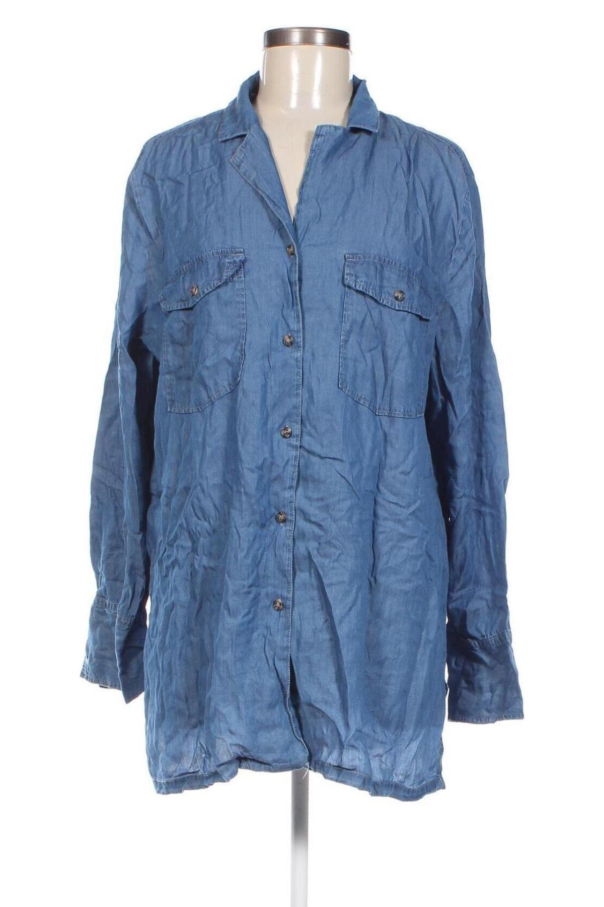 Γυναικείο πουκάμισο Bik Bok, Μέγεθος M, Χρώμα Μπλέ, Τιμή 15,46 €