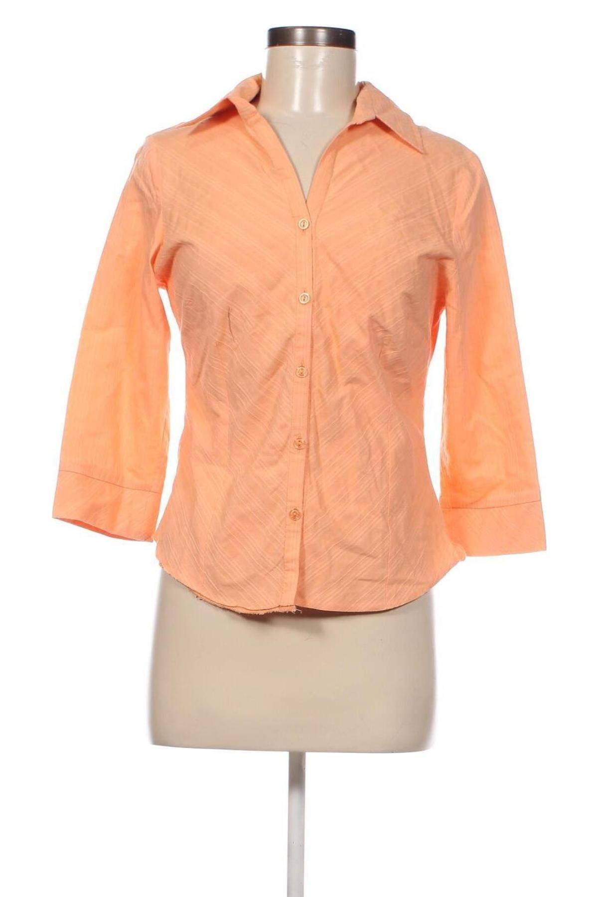 Дамска риза Clockhouse, Размер M, Цвят Оранжев, Цена 5,00 лв.