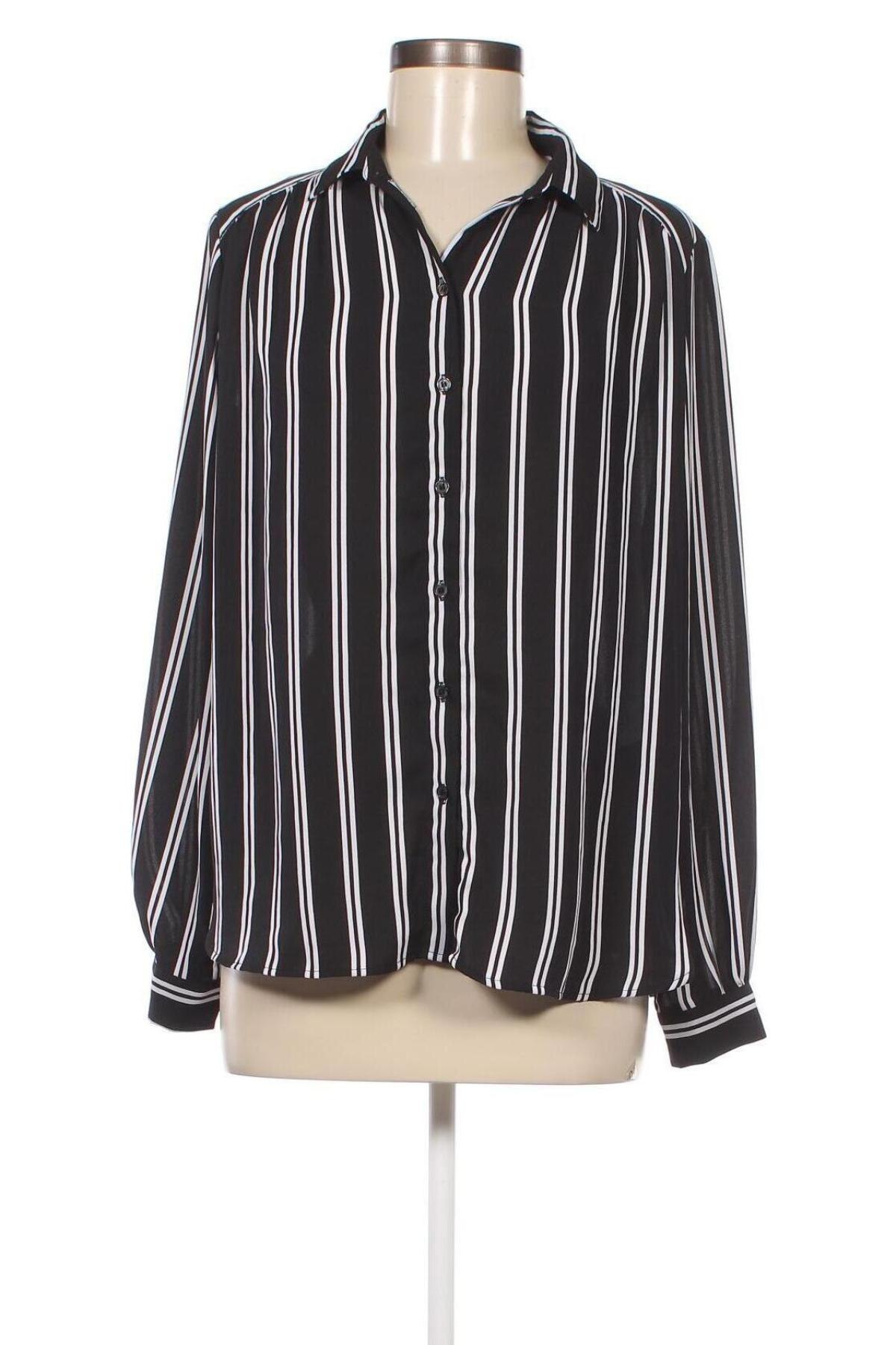 Γυναικείο πουκάμισο H&M, Μέγεθος M, Χρώμα Μαύρο, Τιμή 3,87 €