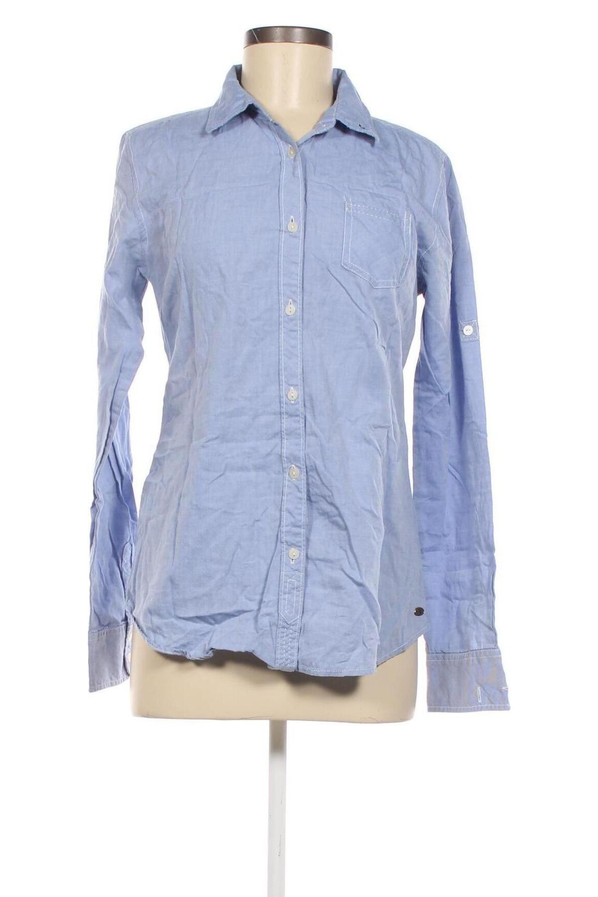 Γυναικείο πουκάμισο Maison Scotch, Μέγεθος M, Χρώμα Μπλέ, Τιμή 25,38 €