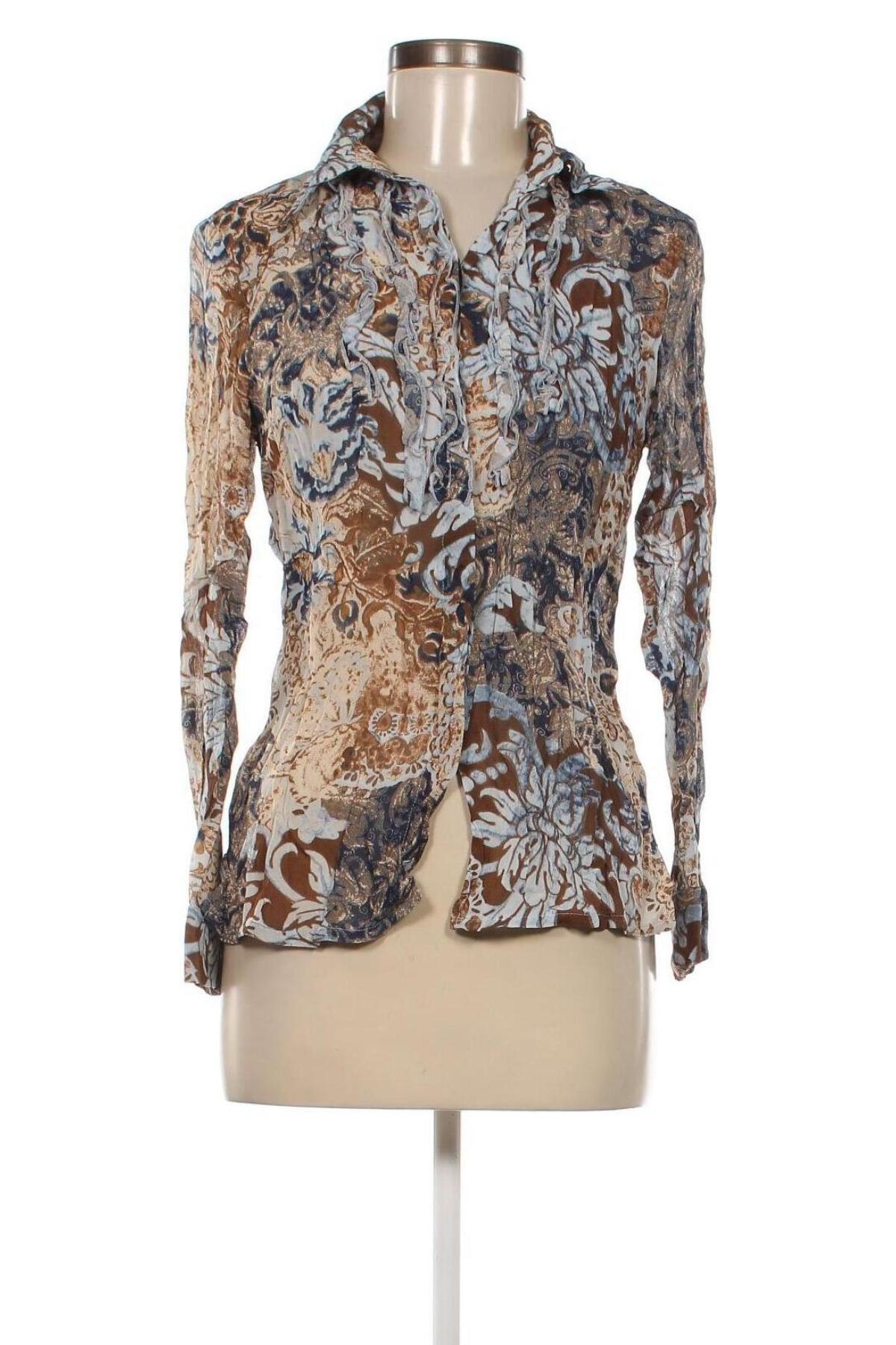 Γυναικείο πουκάμισο Ms Mode, Μέγεθος S, Χρώμα Πολύχρωμο, Τιμή 5,26 €
