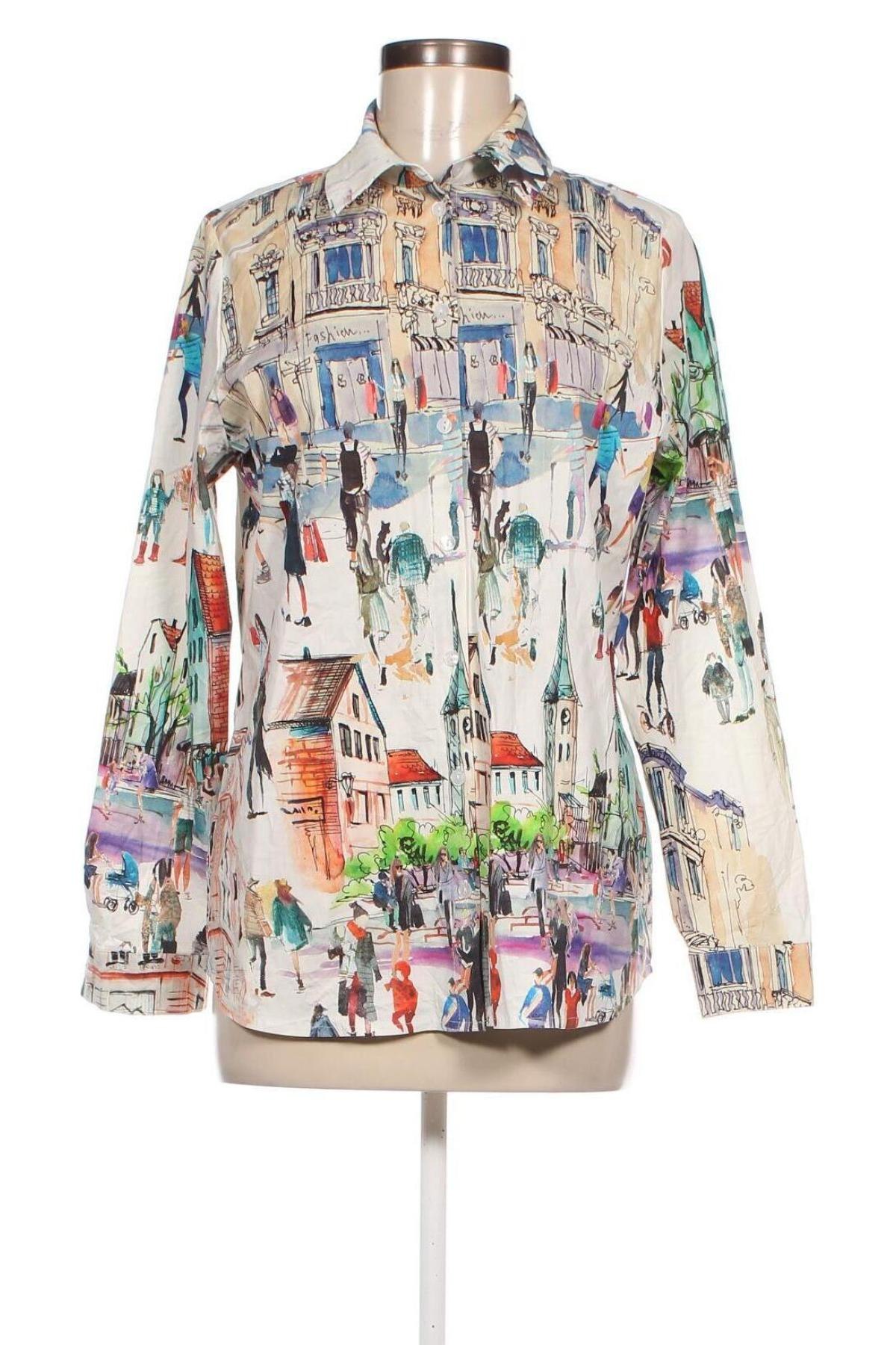 Γυναικείο πουκάμισο Mona, Μέγεθος M, Χρώμα Πολύχρωμο, Τιμή 14,85 €