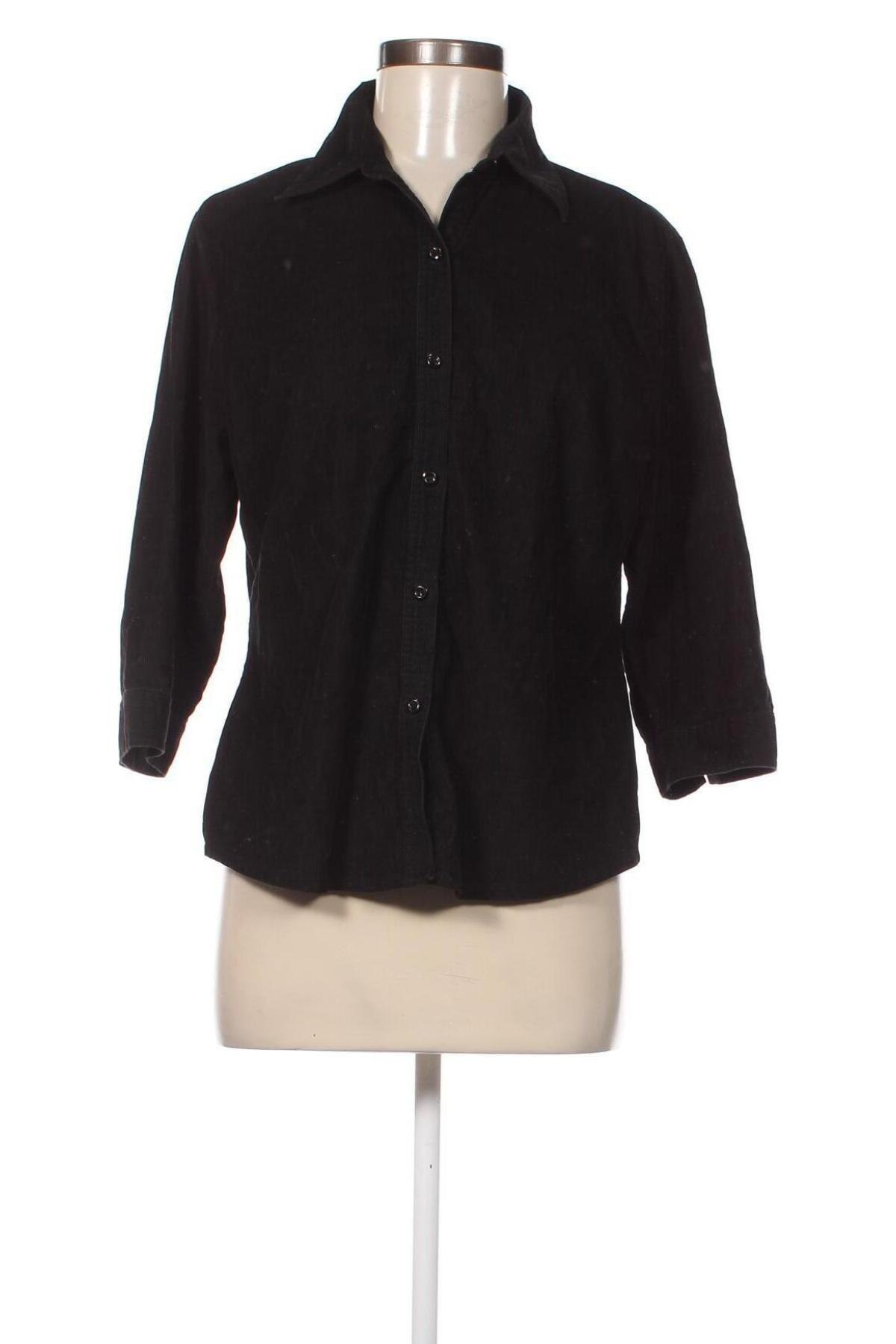 Γυναικείο πουκάμισο Montego, Μέγεθος M, Χρώμα Μαύρο, Τιμή 5,10 €