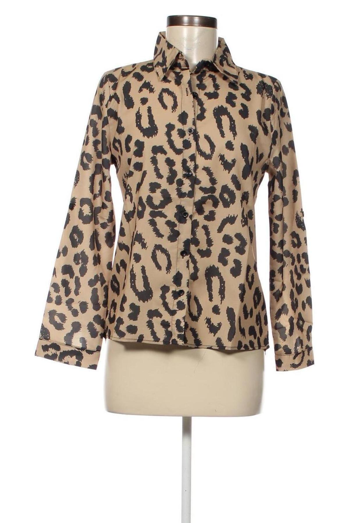 Γυναικείο πουκάμισο New Laviva, Μέγεθος M, Χρώμα  Μπέζ, Τιμή 8,16 €