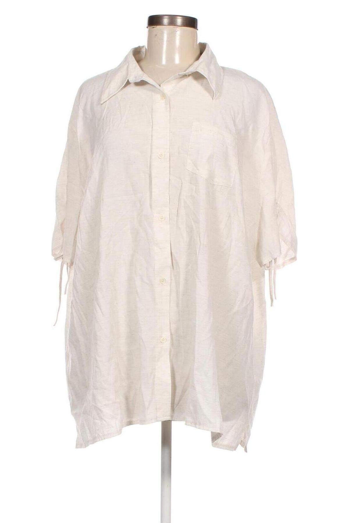 Damenbluse Okay, Größe 4XL, Farbe Beige, Preis € 13,99