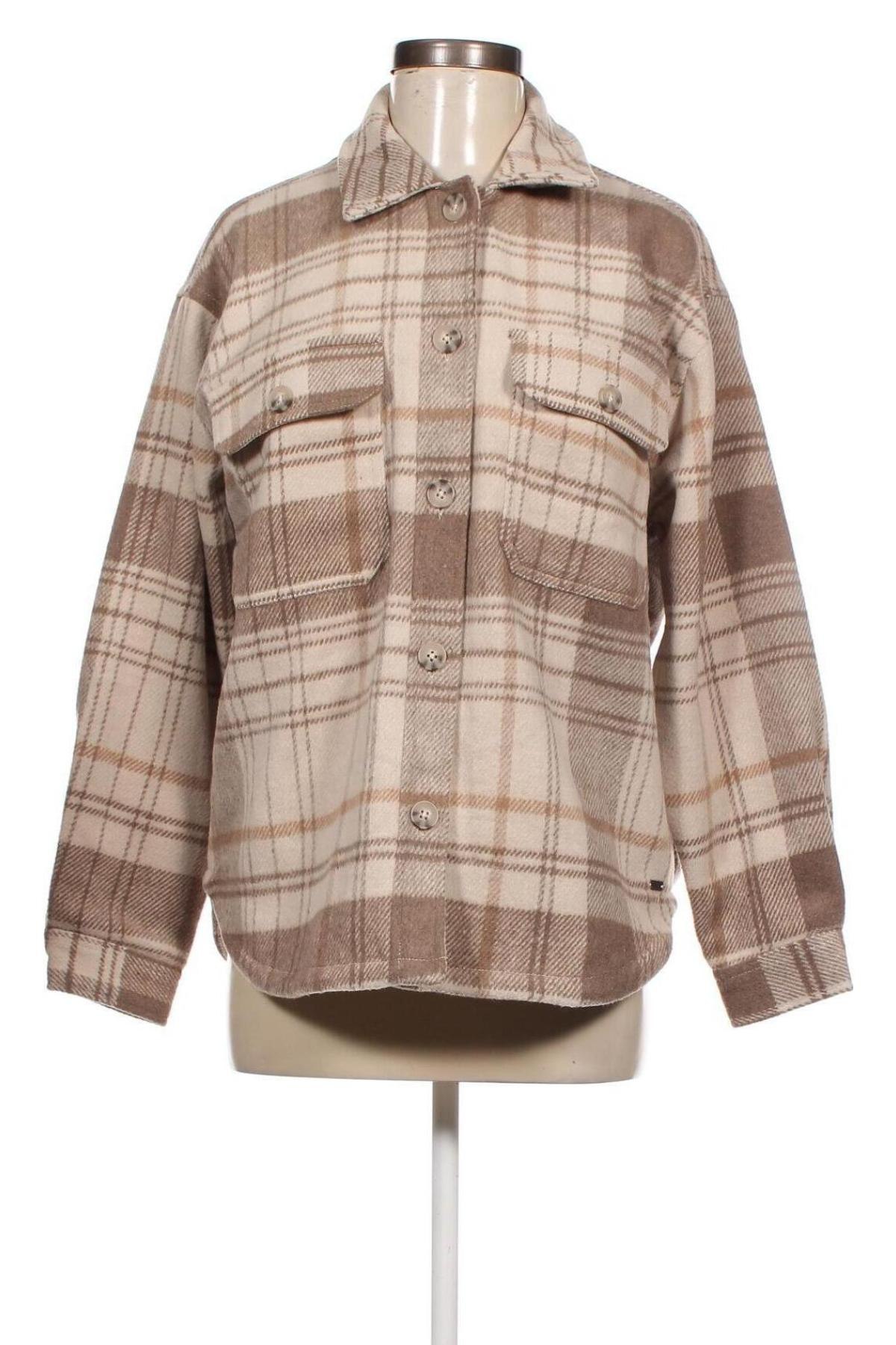Γυναικείο πουκάμισο Pull&Bear, Μέγεθος S, Χρώμα  Μπέζ, Τιμή 10,71 €