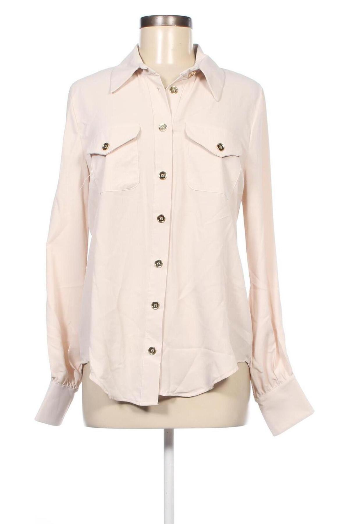 Γυναικείο πουκάμισο Rinascimento, Μέγεθος M, Χρώμα  Μπέζ, Τιμή 25,76 €