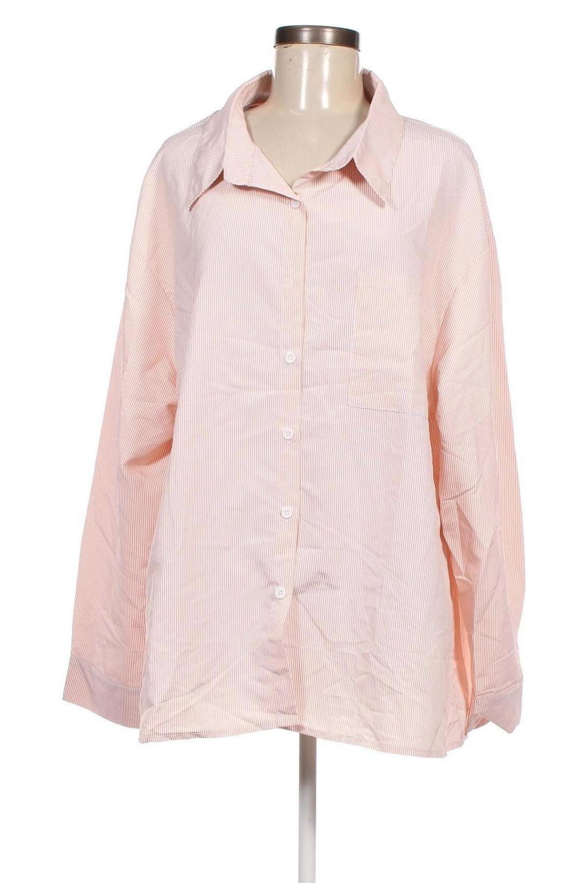 Дамска риза SHEIN, Размер 4XL, Цвят Оранжев, Цена 25,00 лв.