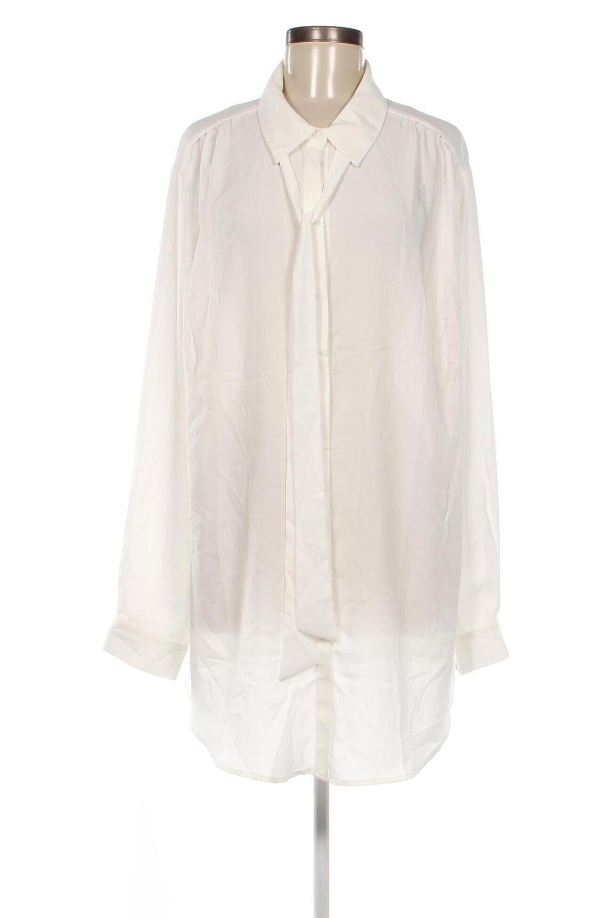 Γυναικείο πουκάμισο Sheego, Μέγεθος 5XL, Χρώμα Λευκό, Τιμή 14,85 €