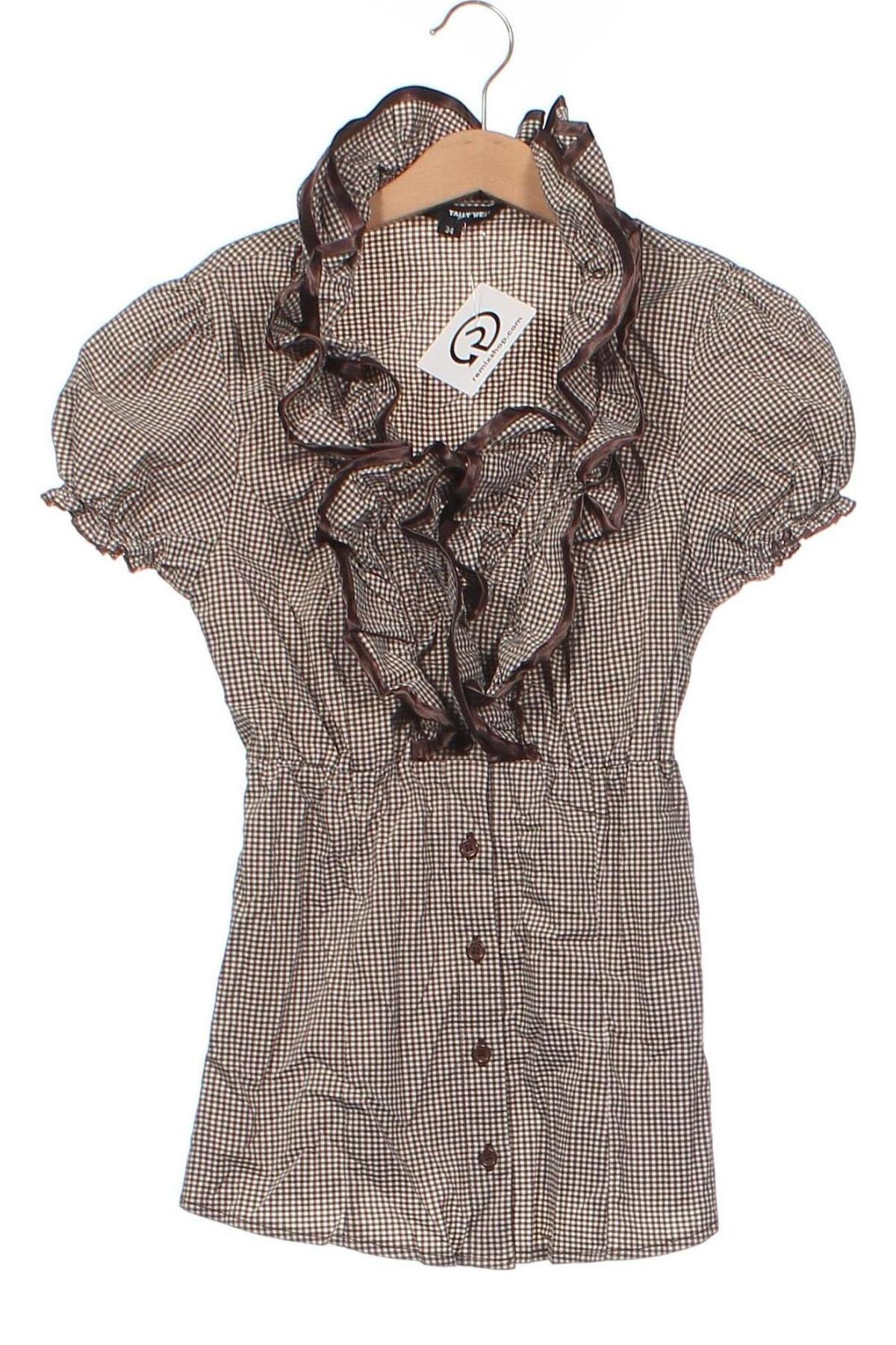 Дамска риза Tally Weijl, Размер XS, Цвят Многоцветен, Цена 10,00 лв.