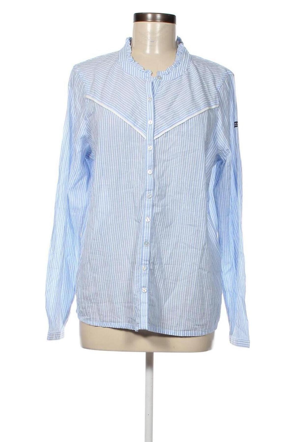 Дамска риза Terre De Marins, Размер XL, Цвят Син, Цена 72,00 лв.