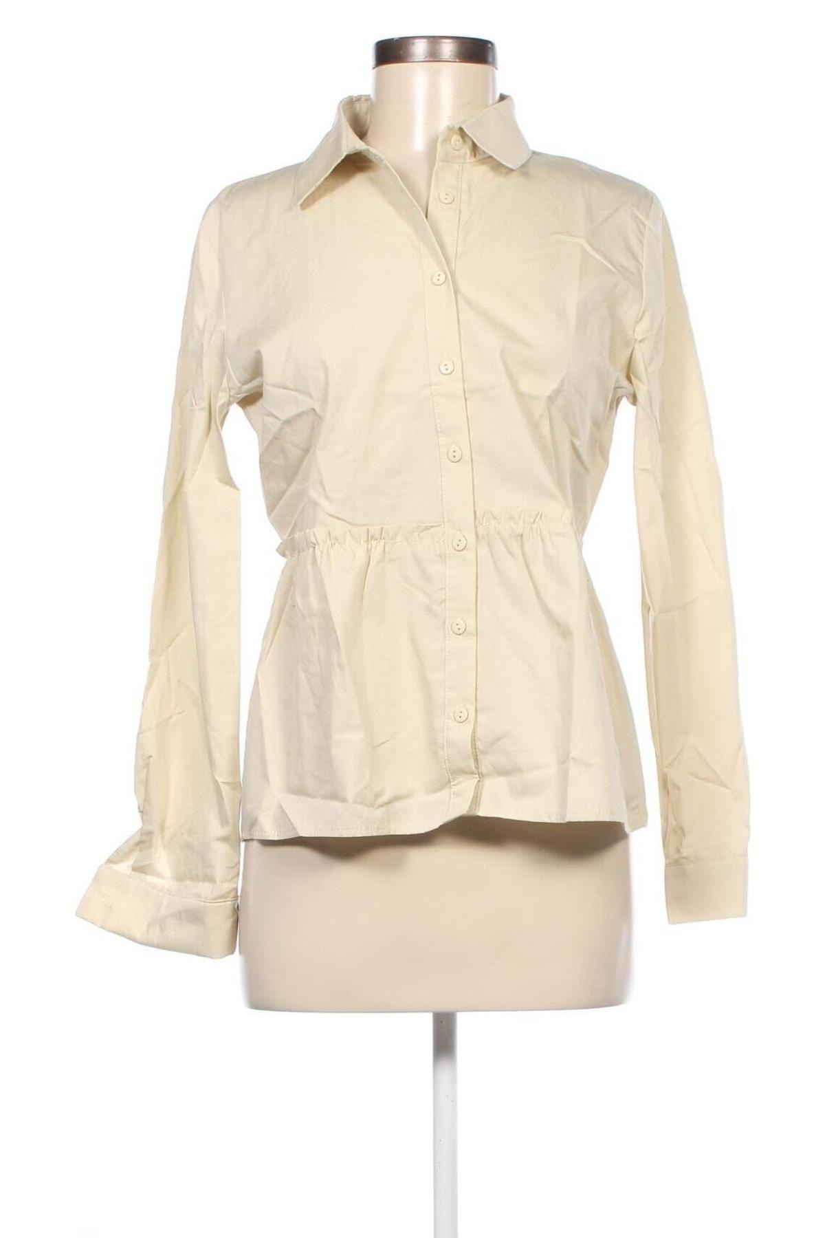 Γυναικείο πουκάμισο Trendyol, Μέγεθος M, Χρώμα  Μπέζ, Τιμή 8,54 €
