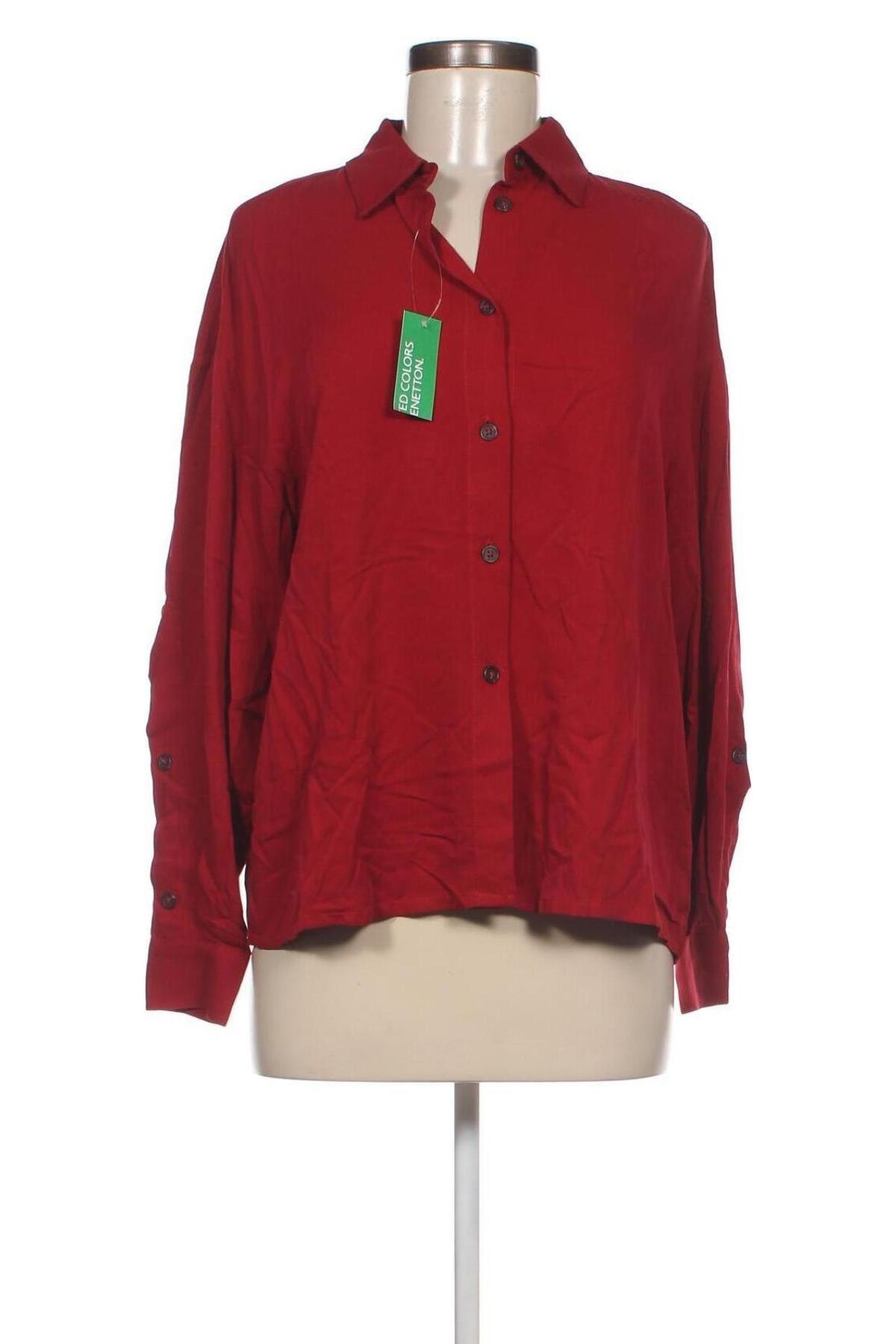 Damenbluse United Colors Of Benetton, Größe XS, Farbe Rot, Preis € 11,13