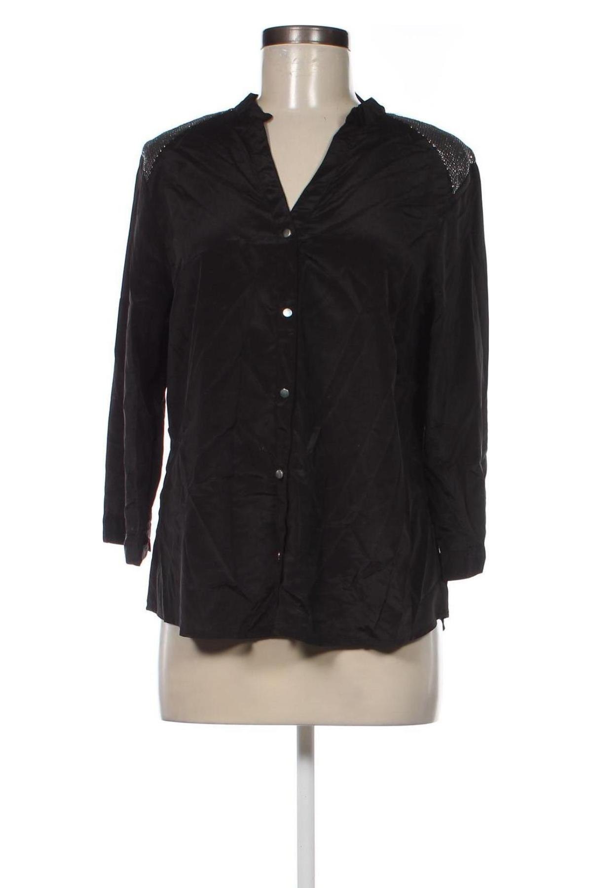 Дамска риза Vero Moda, Размер XL, Цвят Черен, Цена 54,00 лв.