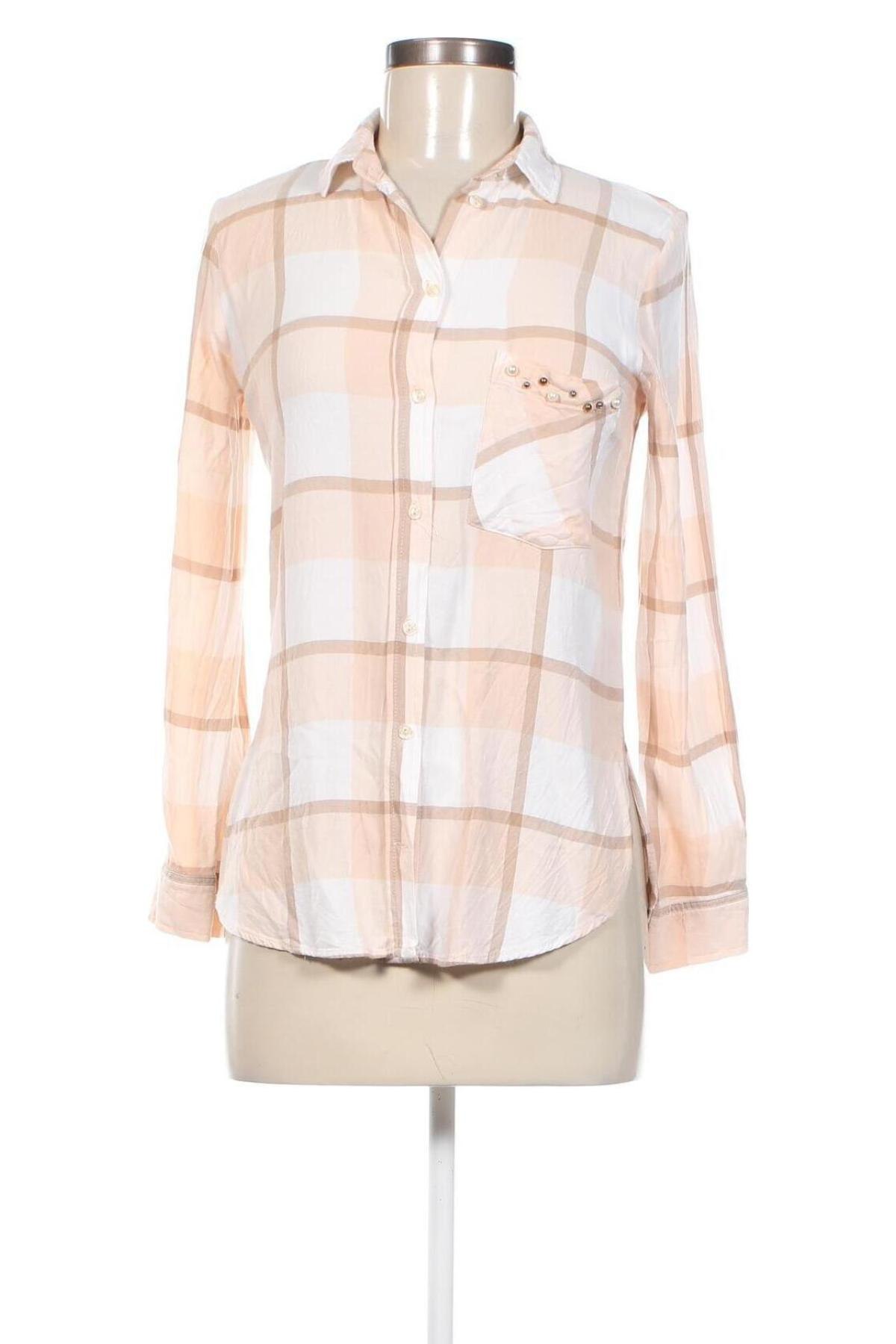 Γυναικείο πουκάμισο Zara, Μέγεθος XS, Χρώμα Πολύχρωμο, Τιμή 6,84 €
