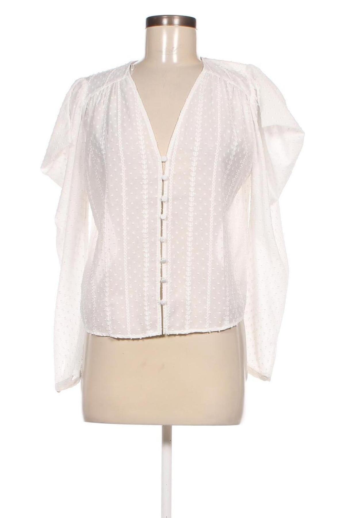 Γυναικείο πουκάμισο Zara, Μέγεθος S, Χρώμα Λευκό, Τιμή 12,02 €